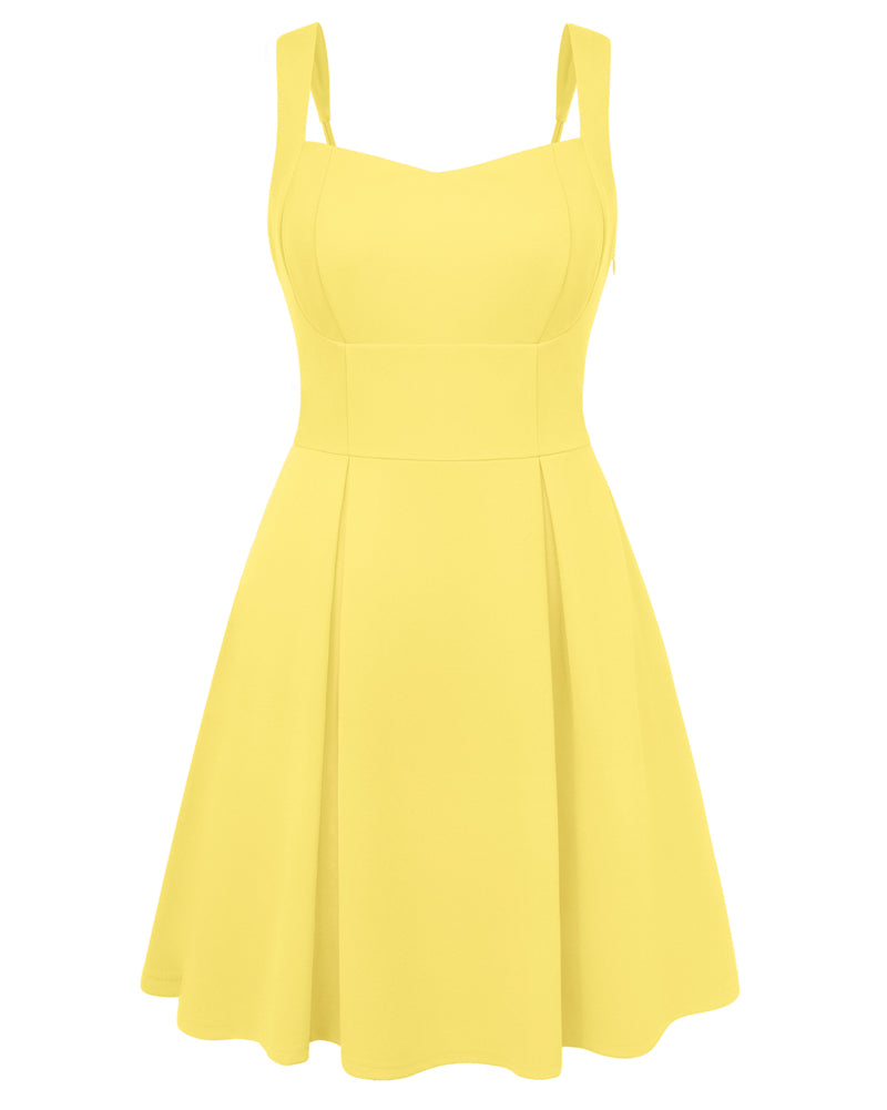 belle poque 2026 Women Graduation Dress with Pockets Short Bow Cocktail Party Dresses Yellow
