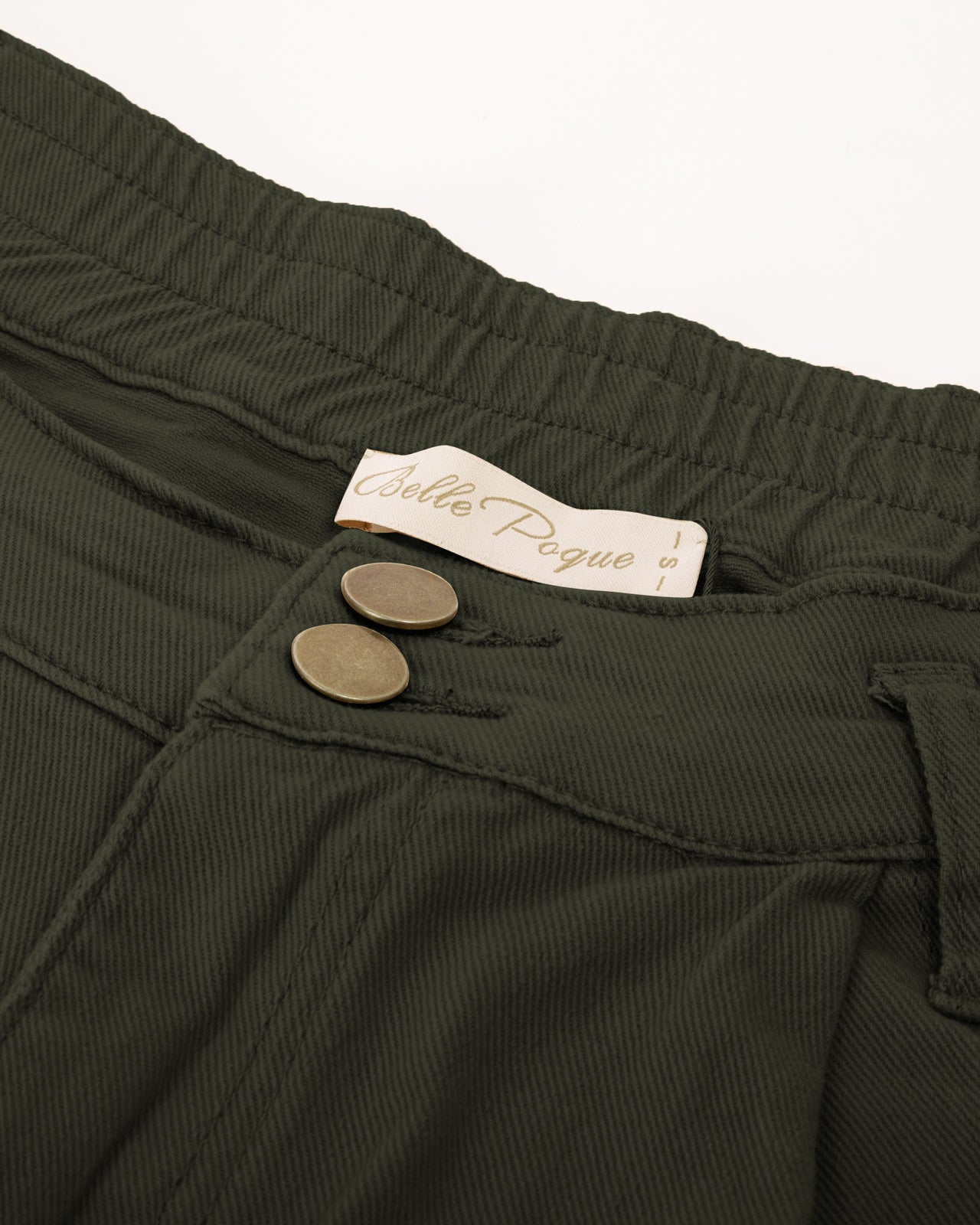belle poque Bermuda Shorts Elastic Waist Wide Leg Shorts with Pockets & Belts