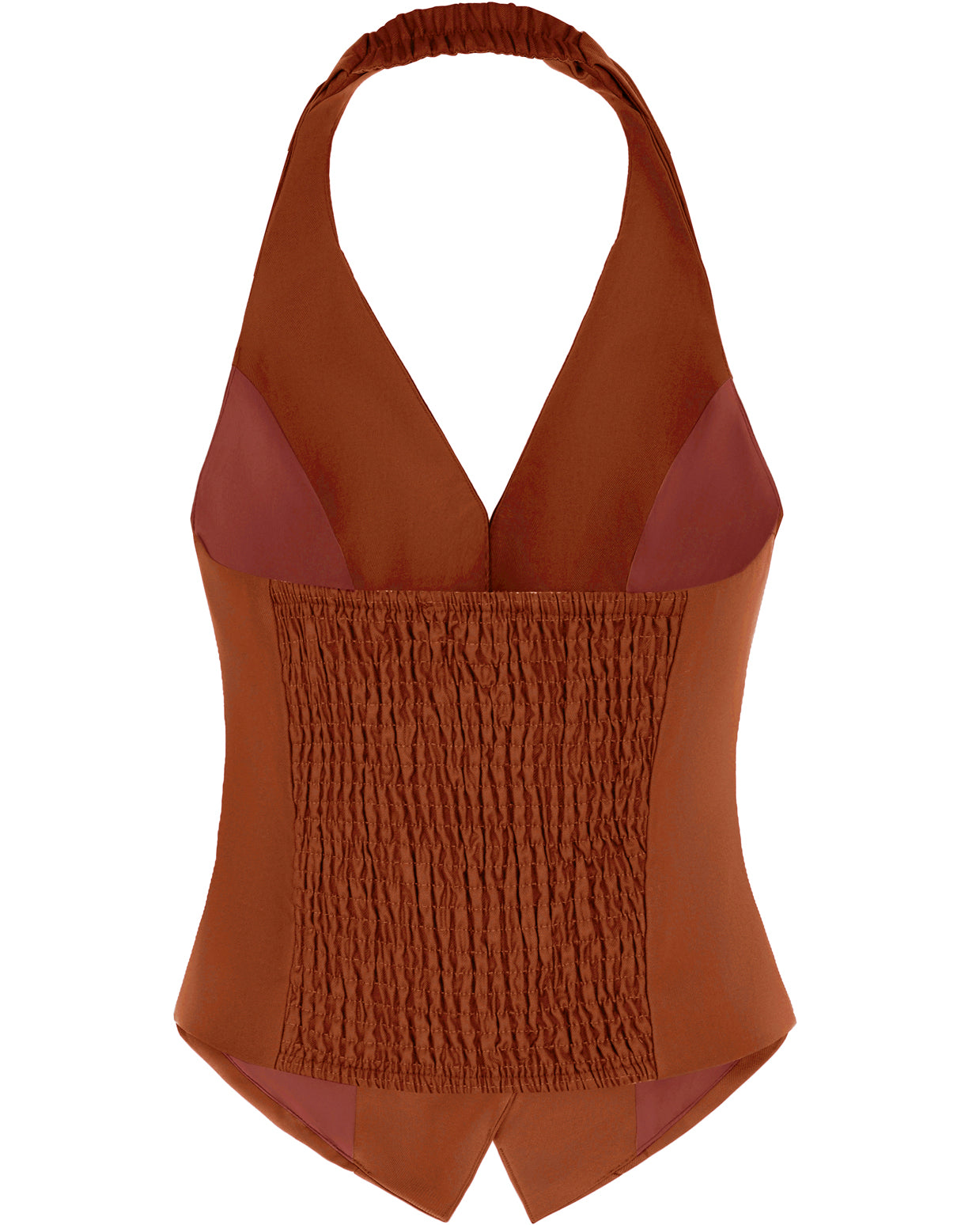 belle poque Waistcoat Vest Vintage Halter Lapel Button Down Suit Vest with Pockets