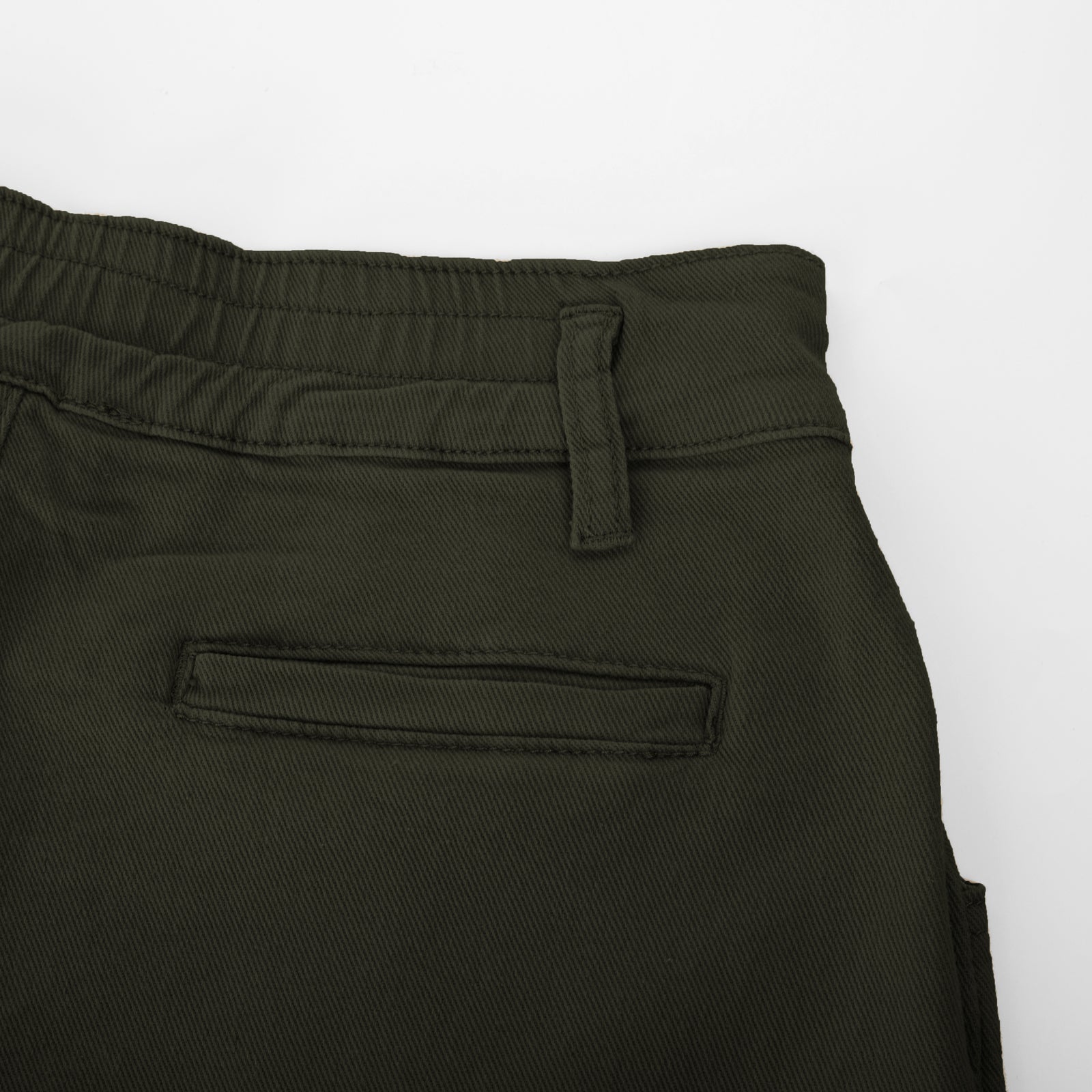 belle poque Bermuda Shorts Elastic Waist Wide Leg Shorts with Pockets & Belts