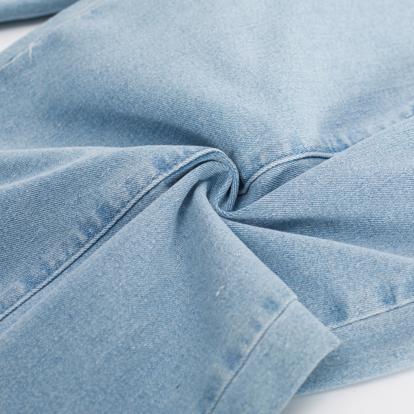 belle poque Wide Leg Jeans Button Decorated Casual Stretchy Demin Pants with Pockets