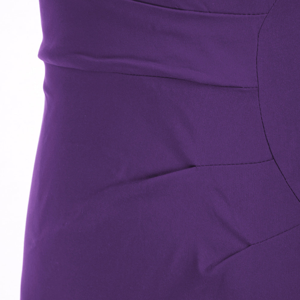 belle poque Vintage Slim Fit Sleeveless Hips-Wrapped Bodycon Dress