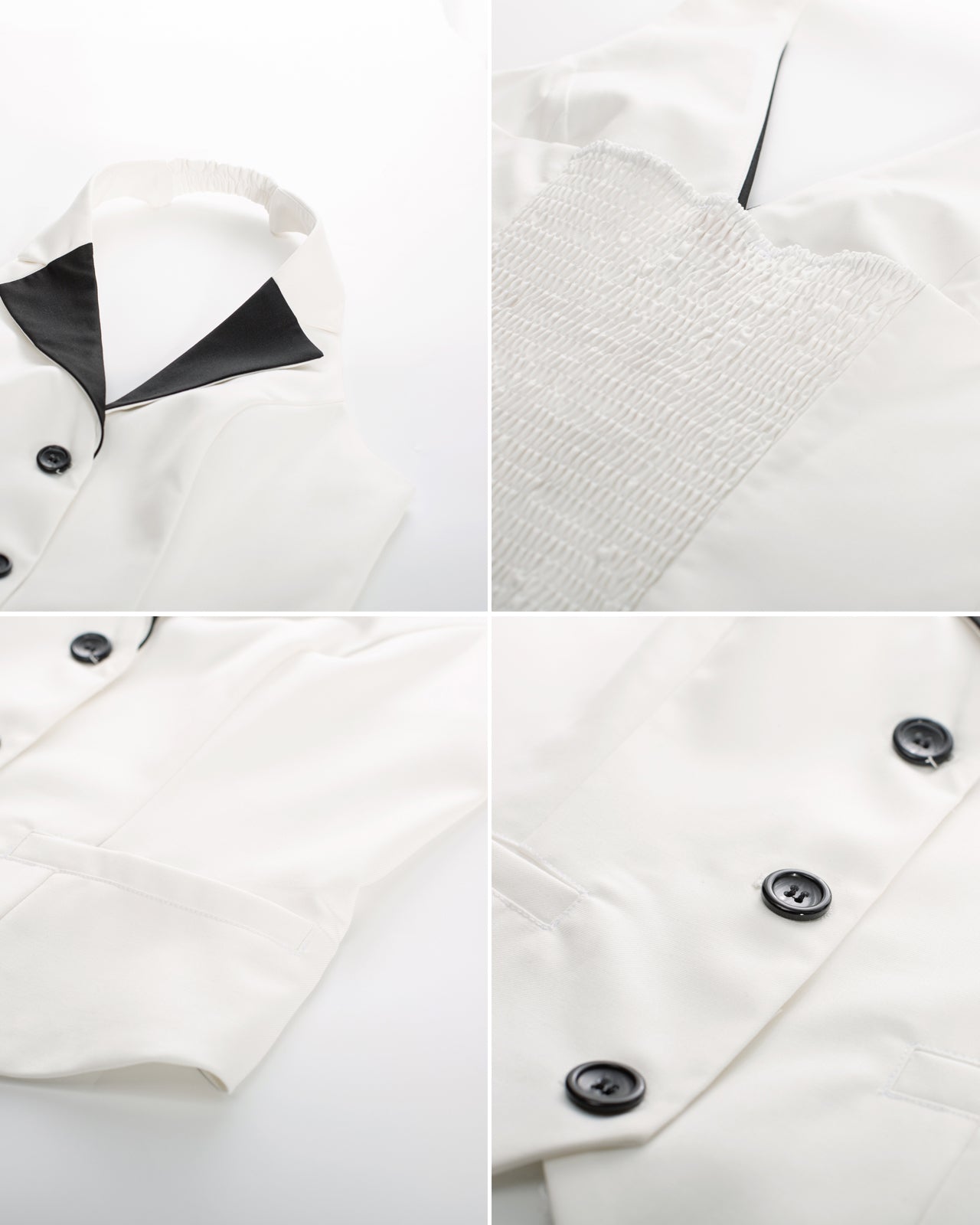 belle poque Waistcoat Vest Vintage Halter Lapel Button Down Suit Vest with Pockets