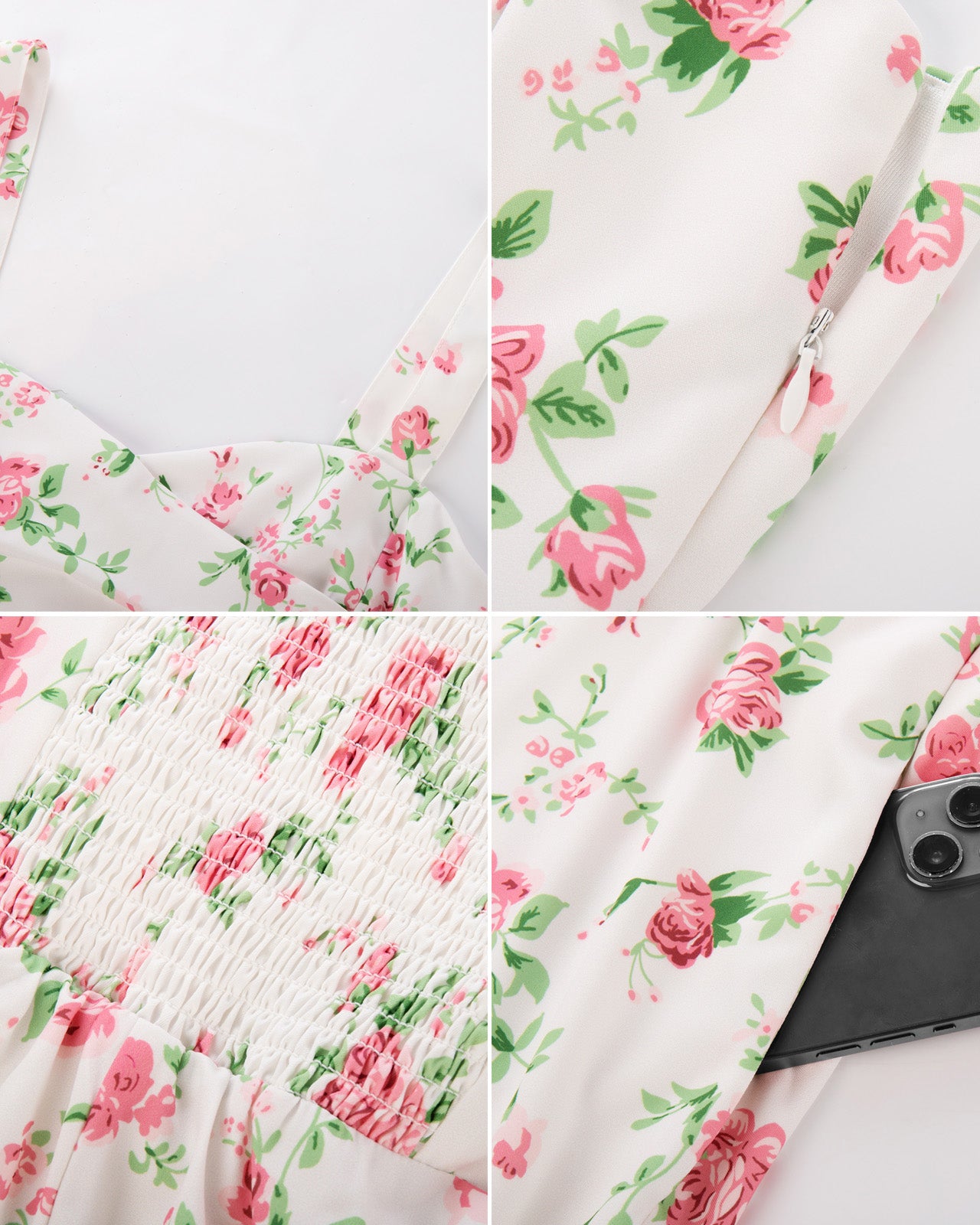 belle poque Vintage 1950s Cocktail Dress Ruched Slit A Line Swing Dress with Pockets