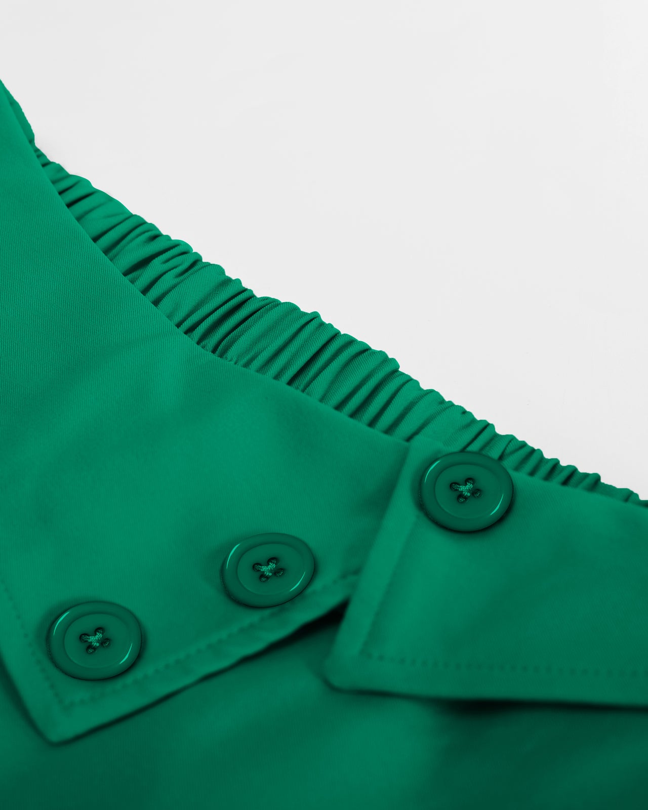 belle poque Vintage A-Line Skirt High Waisted Midi Skirt with Pockets & Buttons