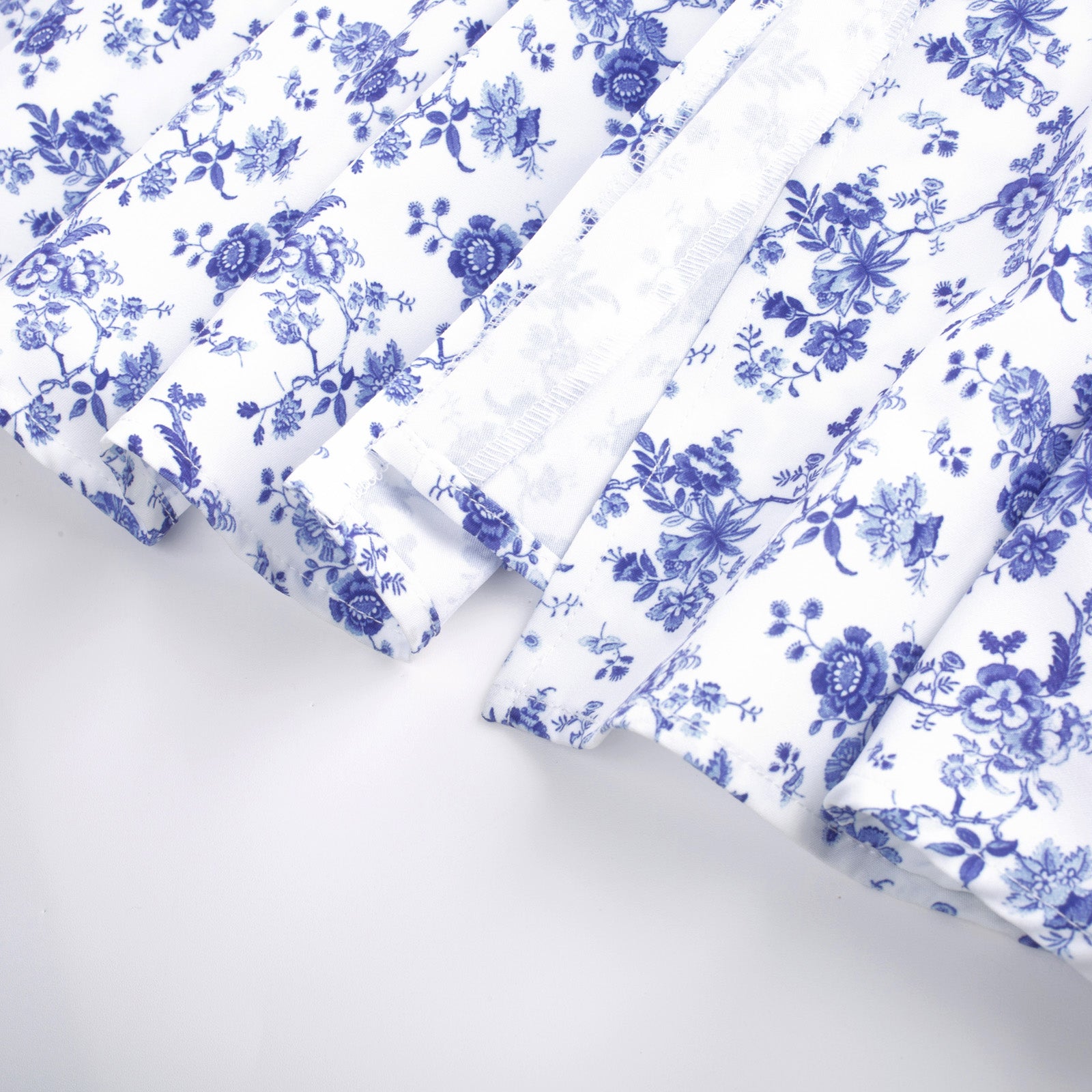 belle poque Vintage Strawberry Patterns Front Slit Dress Puffed Short Sleeve Sweetheart Neck Dress