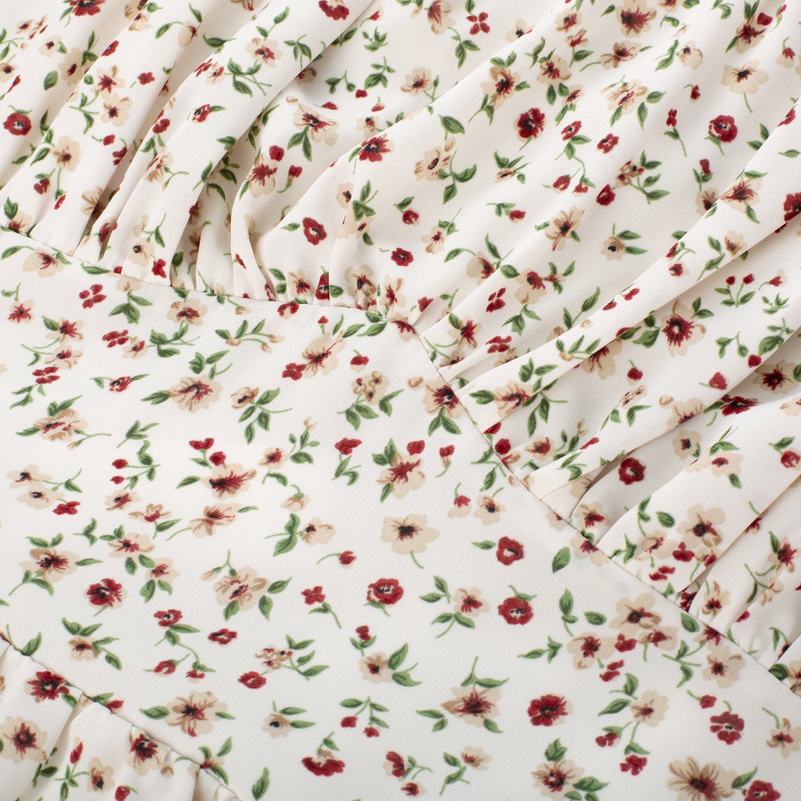 belle poque Floral Print Square Neck Tiered Ruffle Dress 2023 Summer Vintage A-line Swing Midi Dress