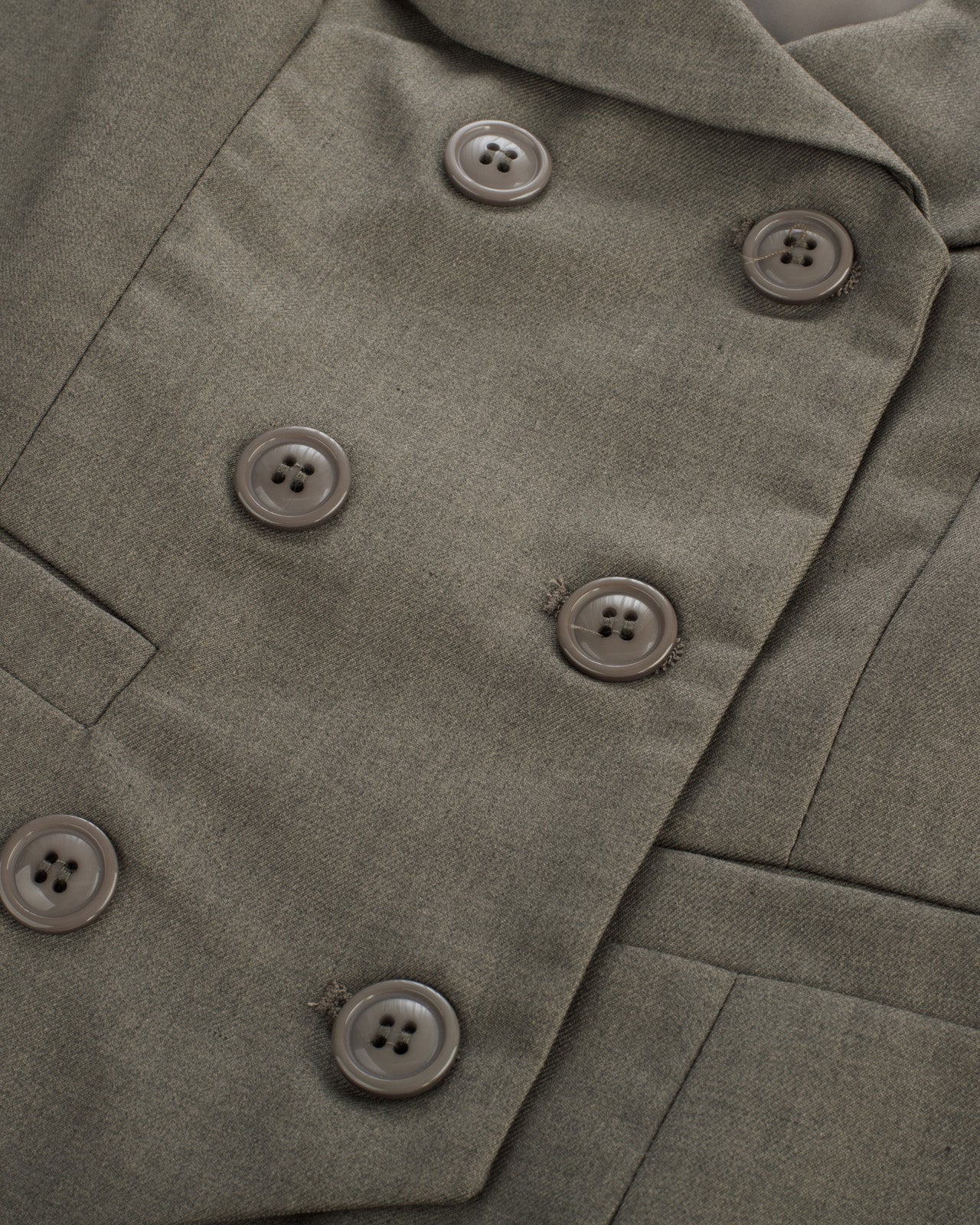 belle poque Double Breasted Waistcoat Vintage Lapel Collar Vest Coat with 2 Pockets