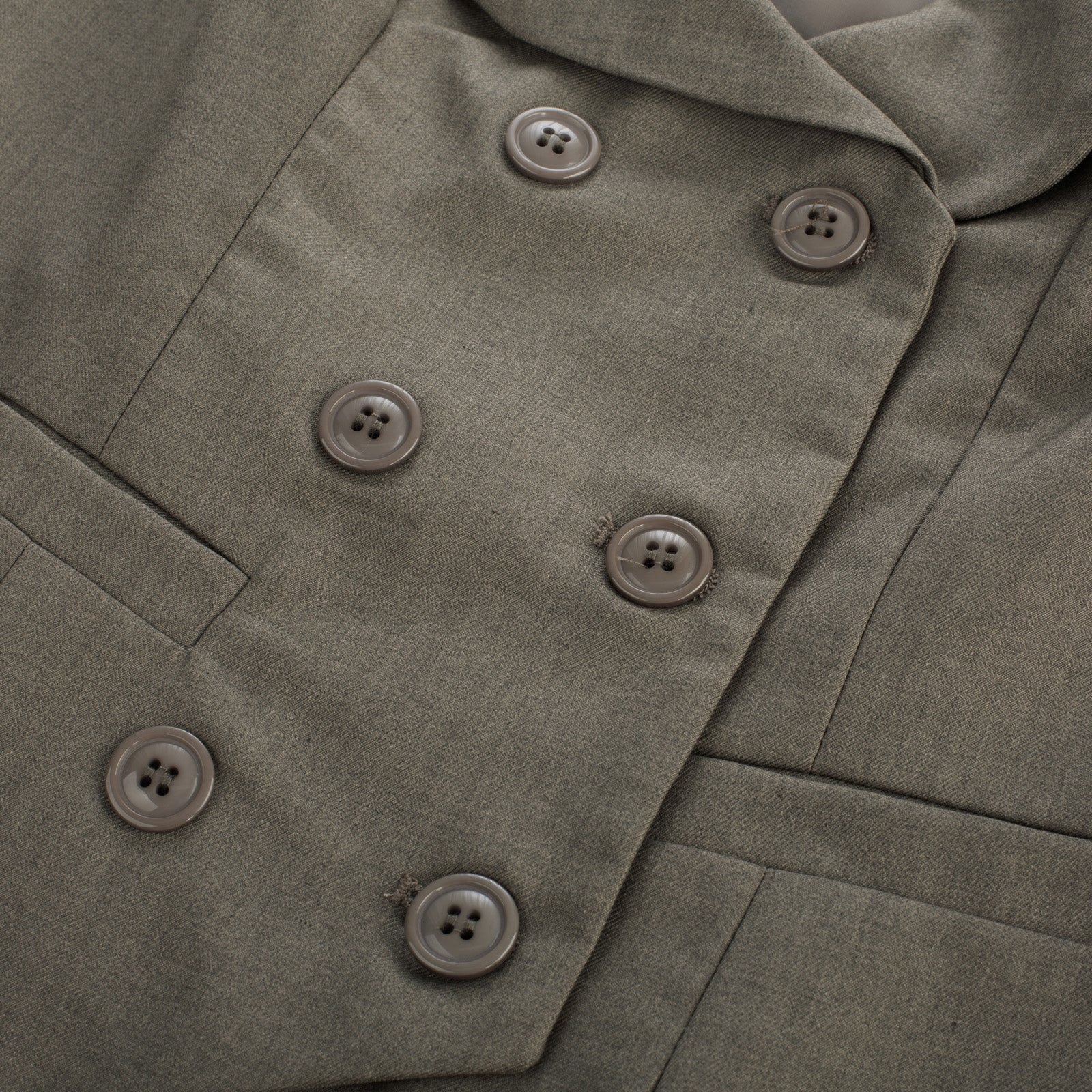 belle poque Double Breasted Waistcoat Vintage Lapel Collar Vest Coat with 2 Pockets