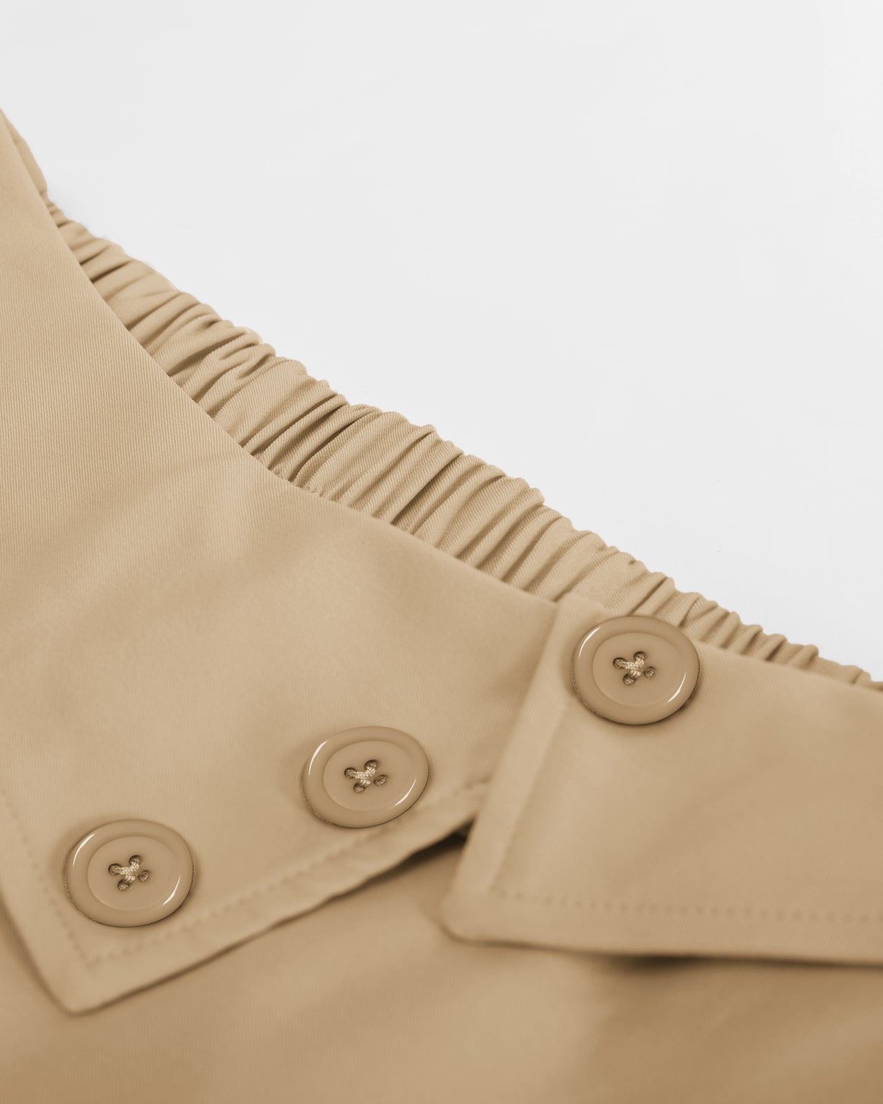 belle poque Vintage A-Line Skirt High Waisted Midi Skirt with Pockets & Buttons