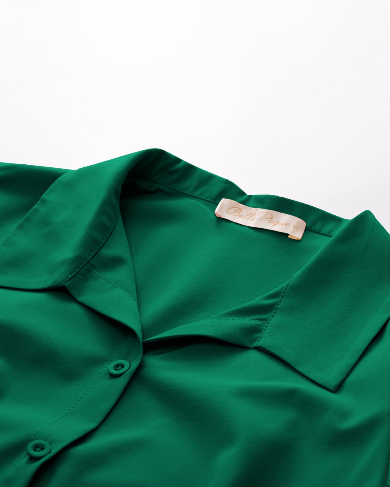 belle poque Business Casual Shirts Tops Summer Button Blouse for Women