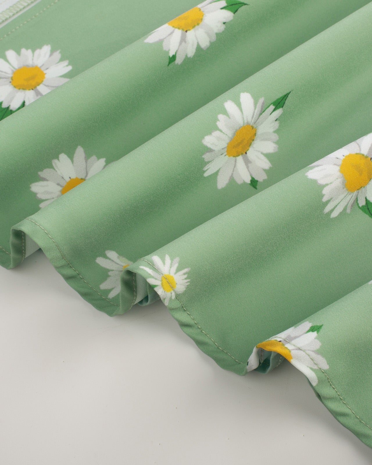 belle poque Vintage Strawberry Patterns Front Slit Dress Puffed Short Sleeve Sweetheart Neck Dress