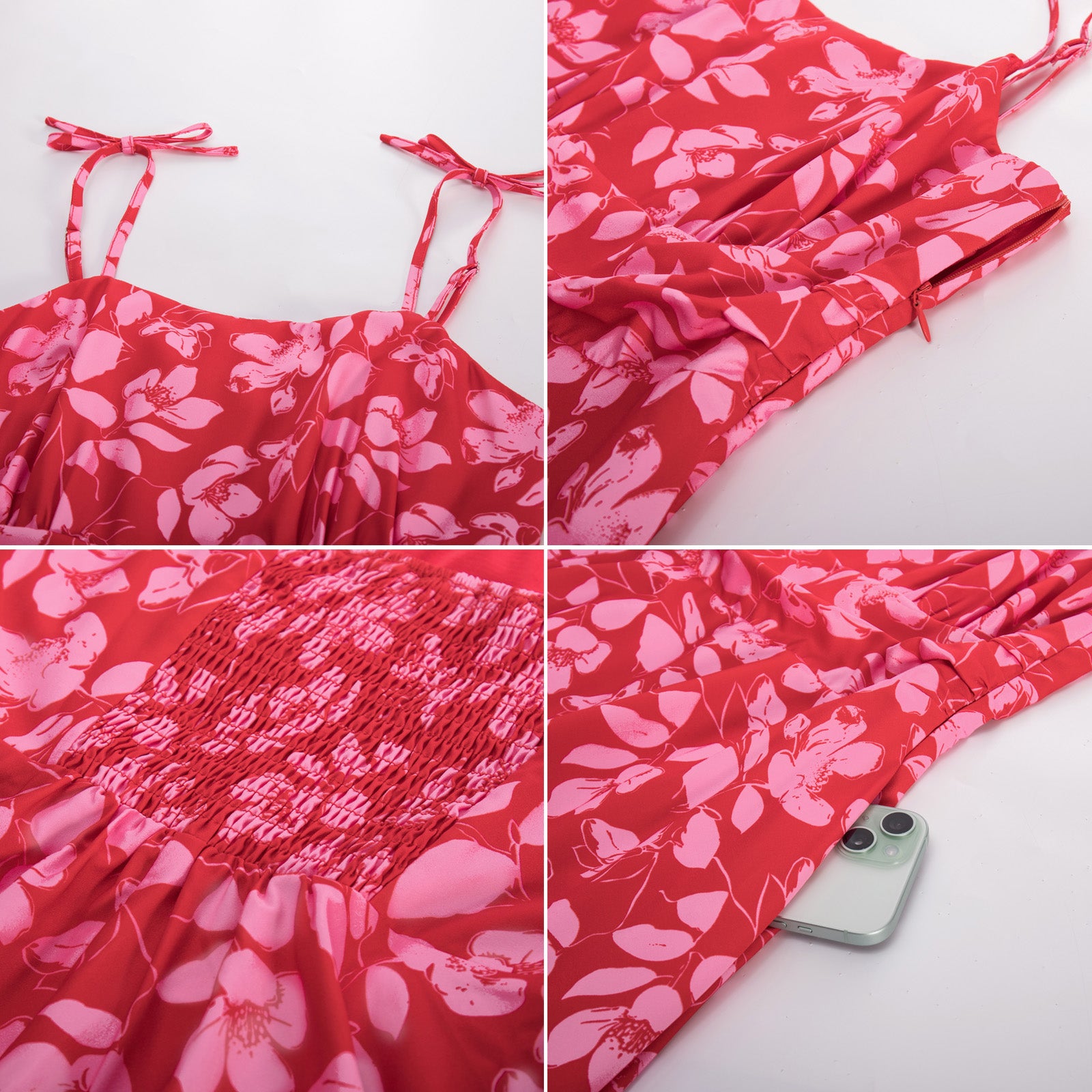 belle poque 2025 Summer Dresses for Women Midi Sun Dress Cute Casual Dress with Pockets