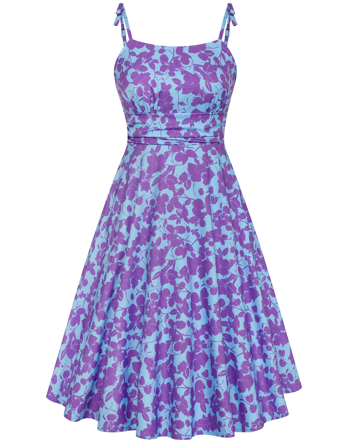 belle poque Summer Slip Dresses for Women Spaghetti Strap Midi Sun Dress Cute Casual Dress with Pockets Dark Purple