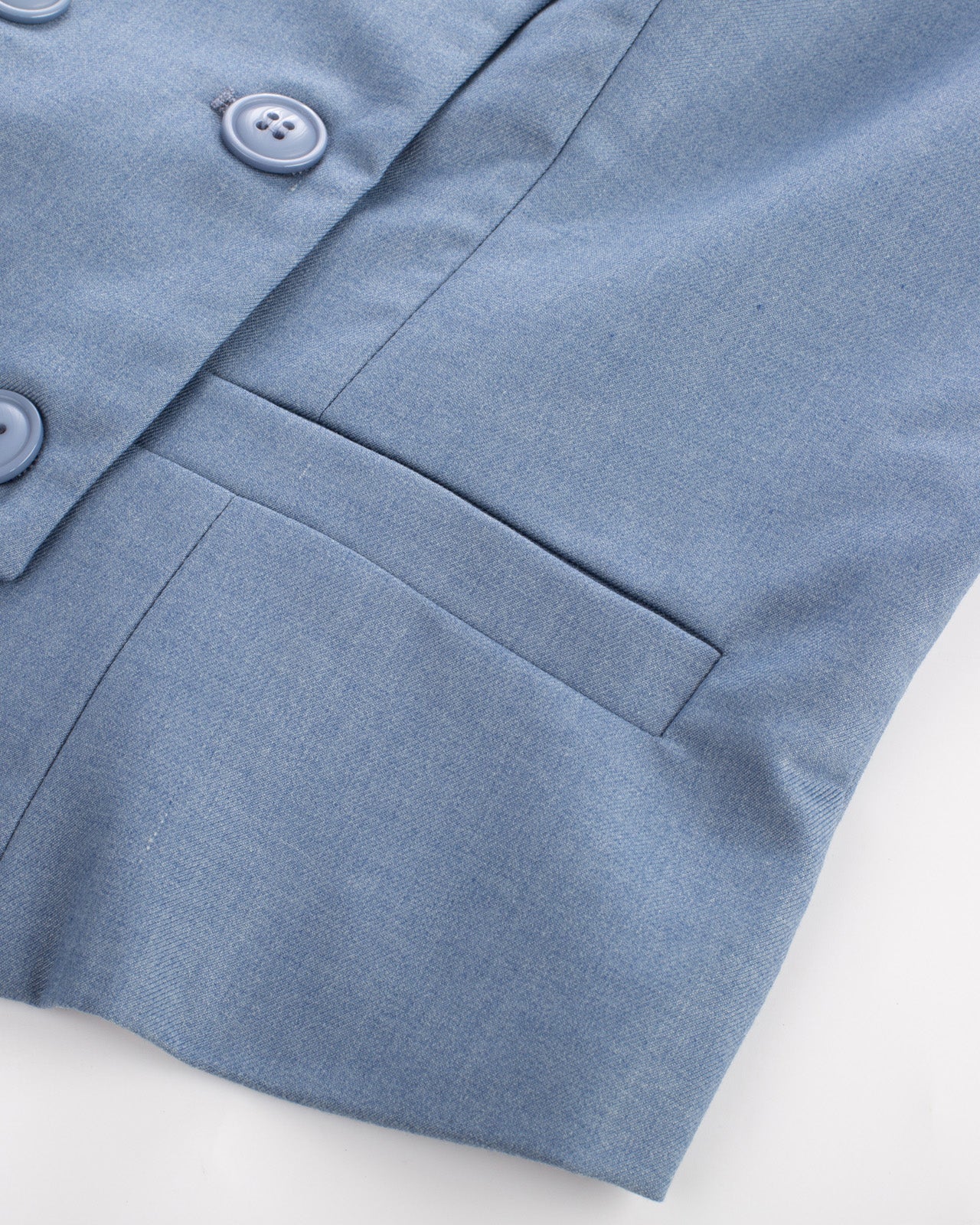 belle poque Double Breasted Waistcoat Vintage Lapel Collar Vest Coat with 2 Pockets