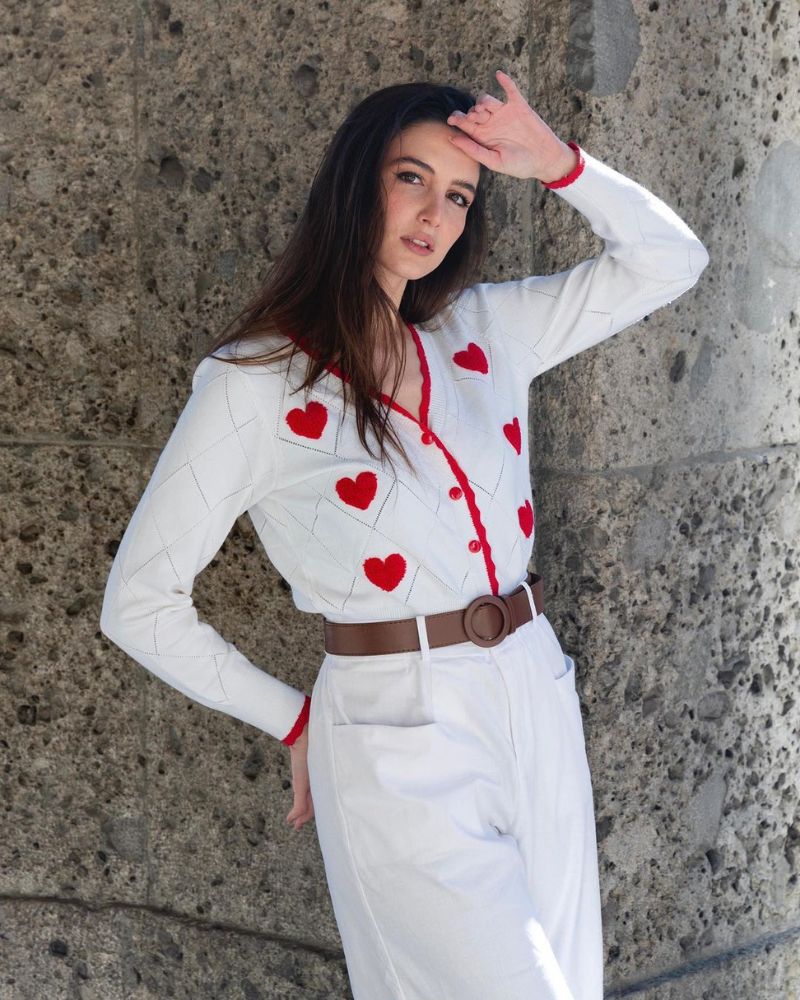 belle poque Casual Capris Summer High Wiasted Wide Leg Capris with Pockets & Belt