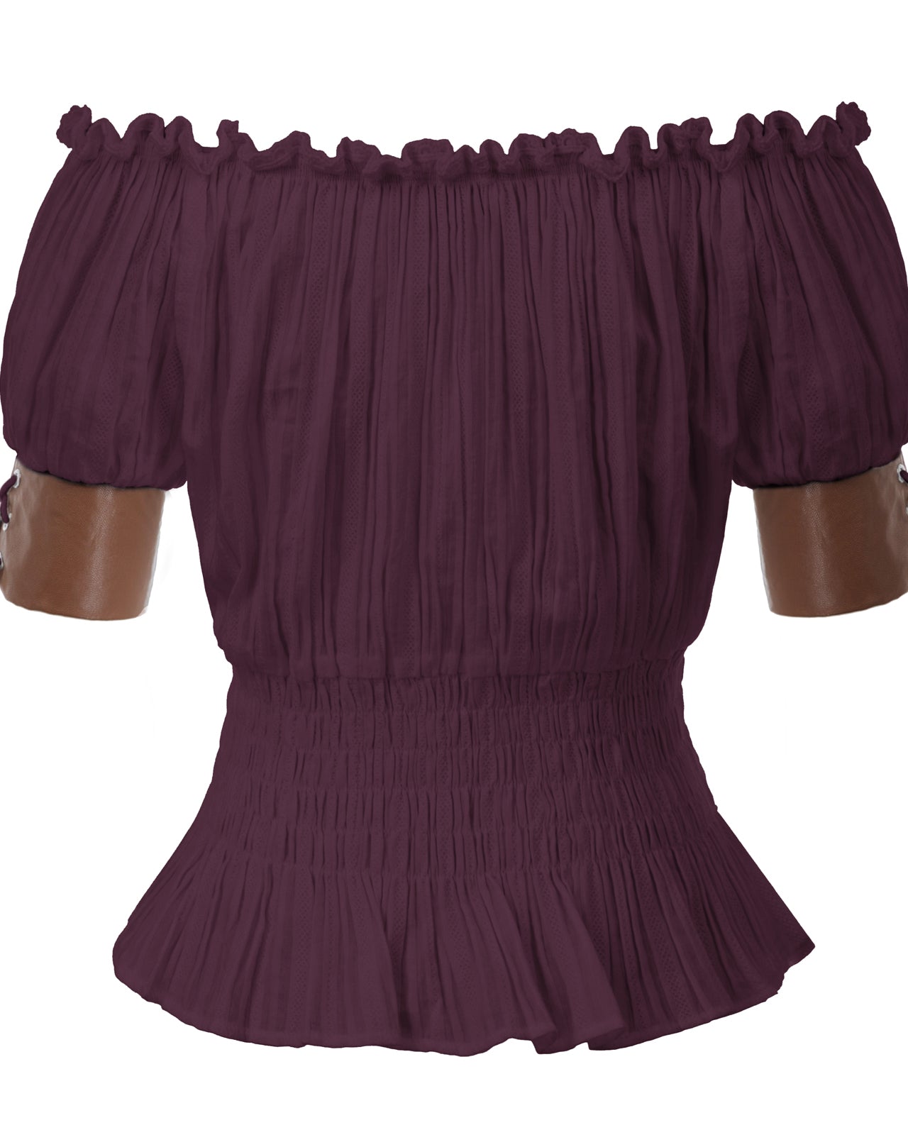 belle poque Steampunk Victorian Half Sleeve Boho Off Shoulder Pirate Tops