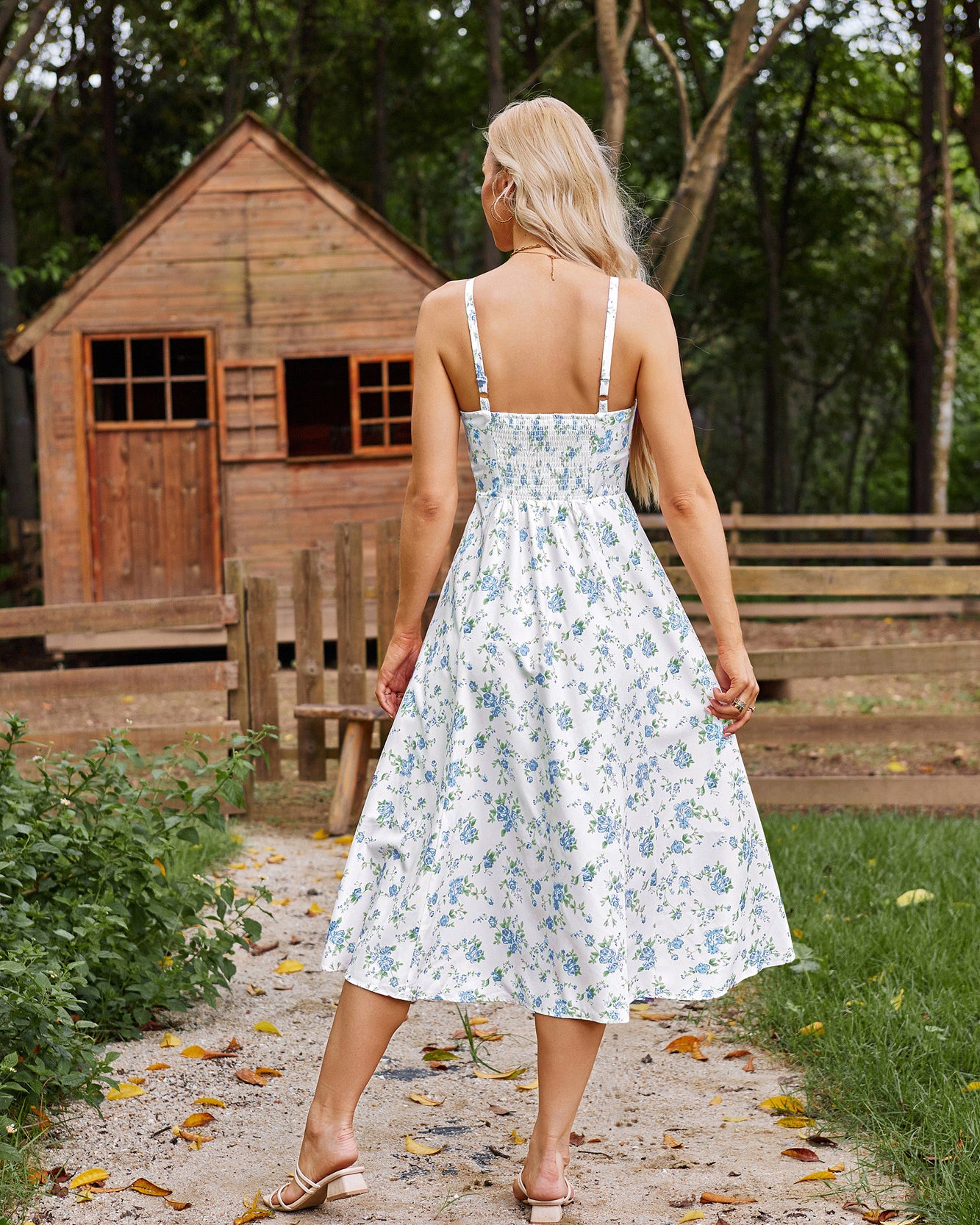 belle poque Sun Slip Dresses for Women Boho Maxi Dresses Casual Spaghetti Ruffle Dress