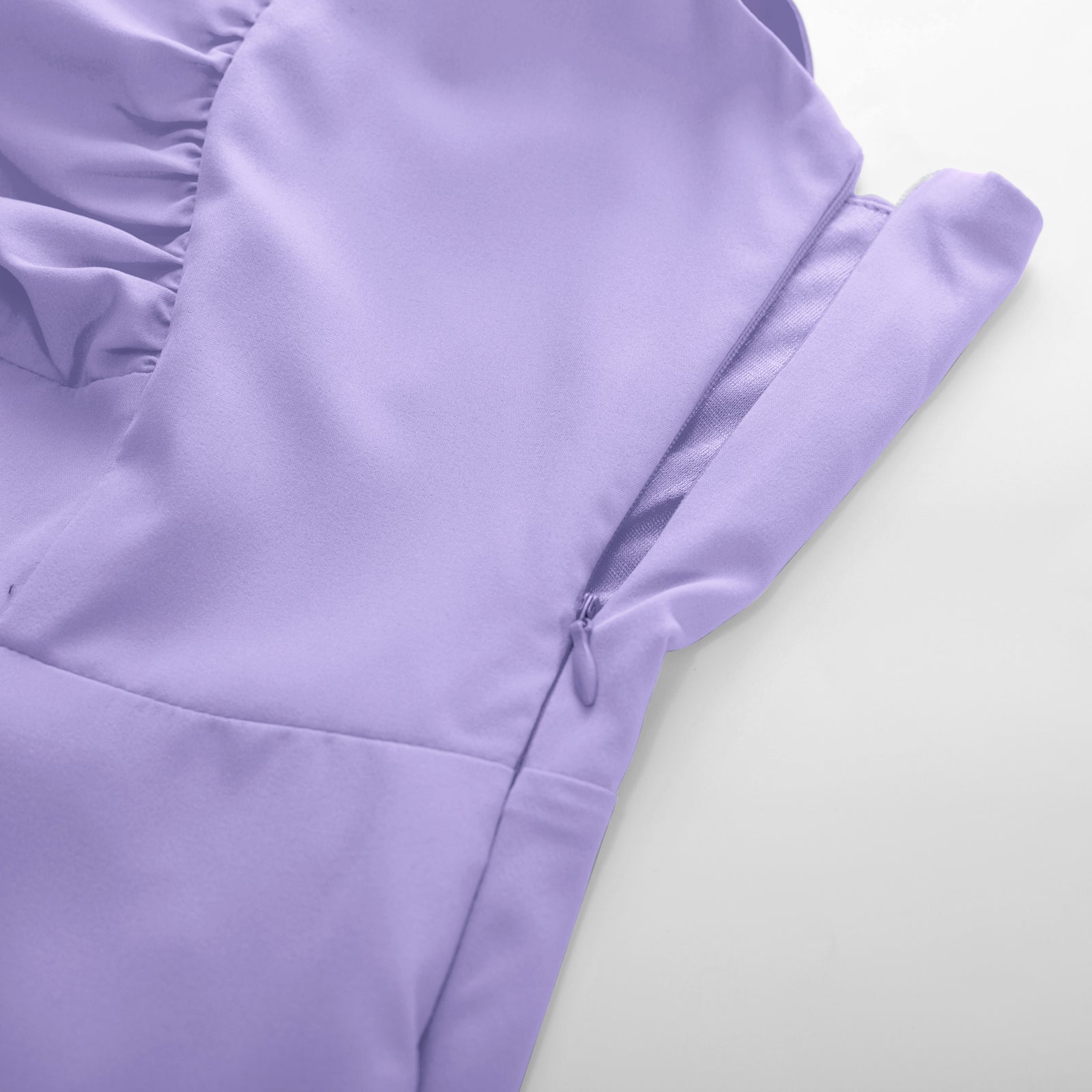 belle poque Vintage Strawberry Patterns Cocktail Dress Sleeveless Spaghetti Strap Ruched Slit A Line Swing Dress with Pockets