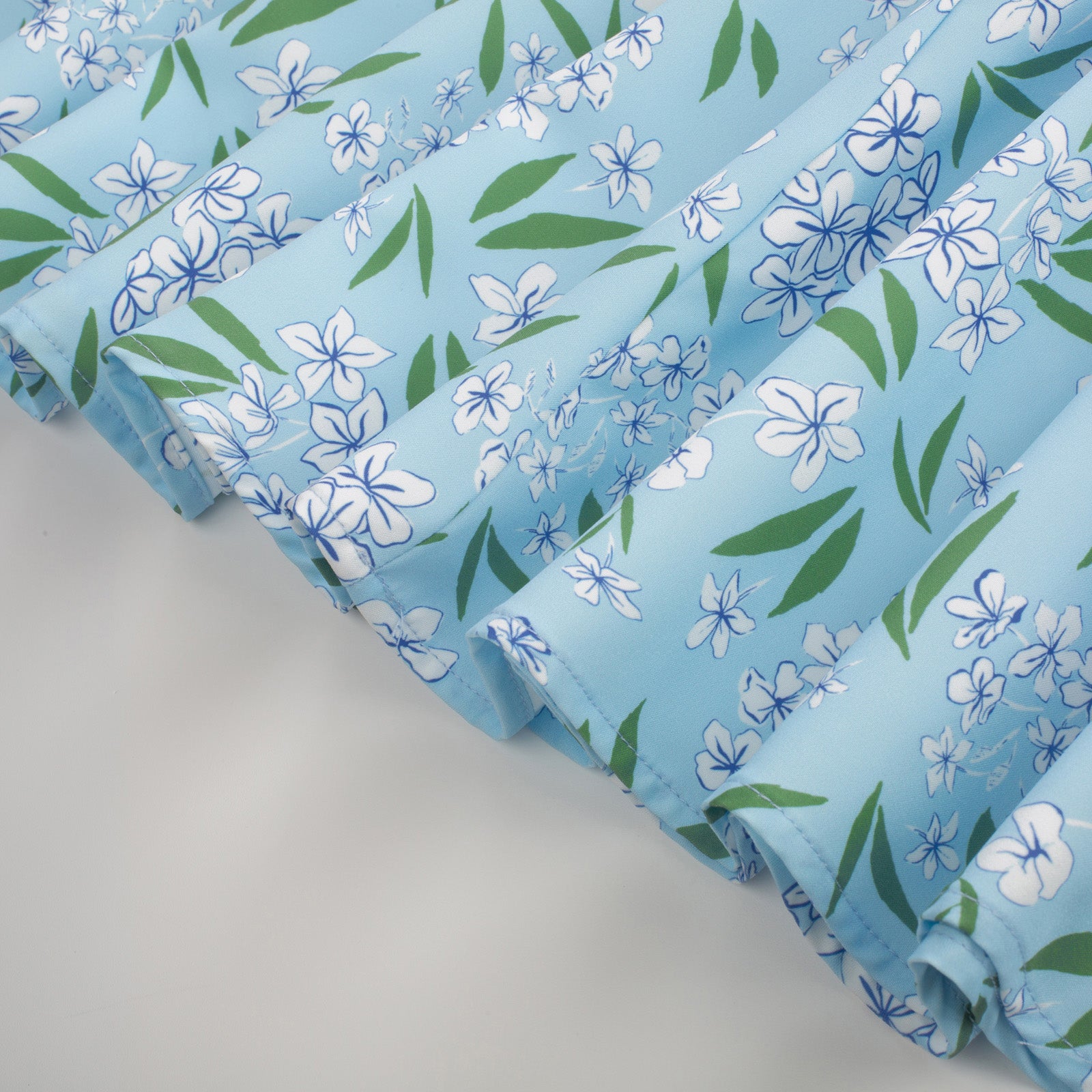 belle poque Vintage Daisy Flower Print Cottagecore Cocktail Dresses Square Neck Puff Sleeve Dress with Pockets