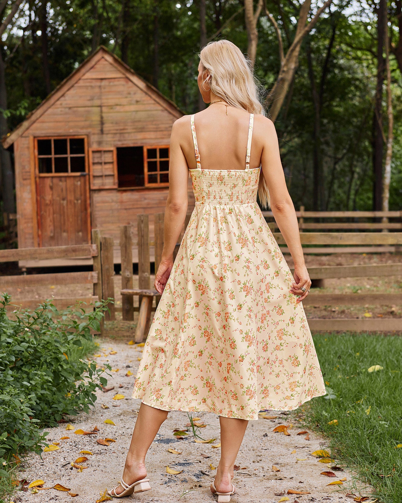 belle poque Sun Slip Dresses for Women Boho Maxi Dresses Casual Spaghetti Ruffle Dress