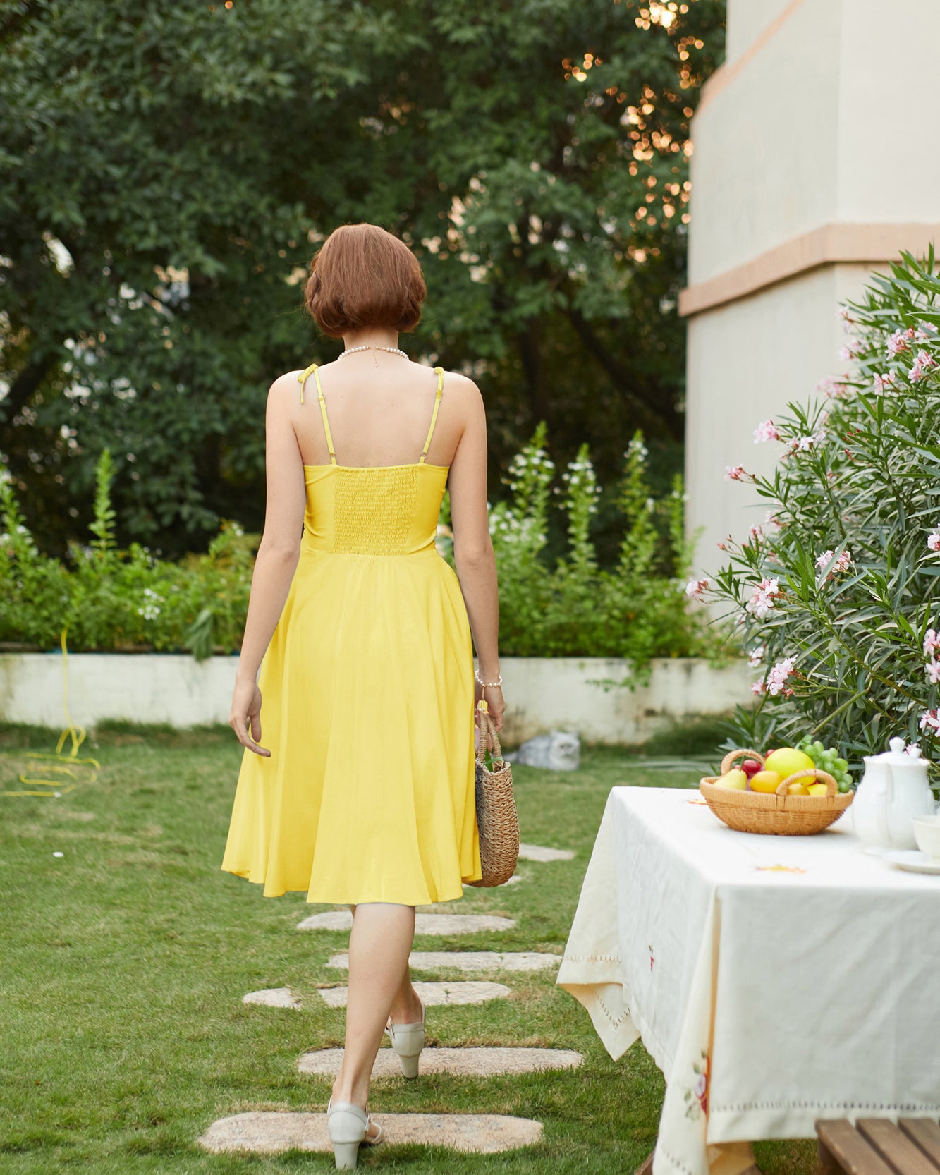 belle poque Summer Slip Dresses for Women Spaghetti Strap Midi Sun Dress Cute Casual Dress with Pockets