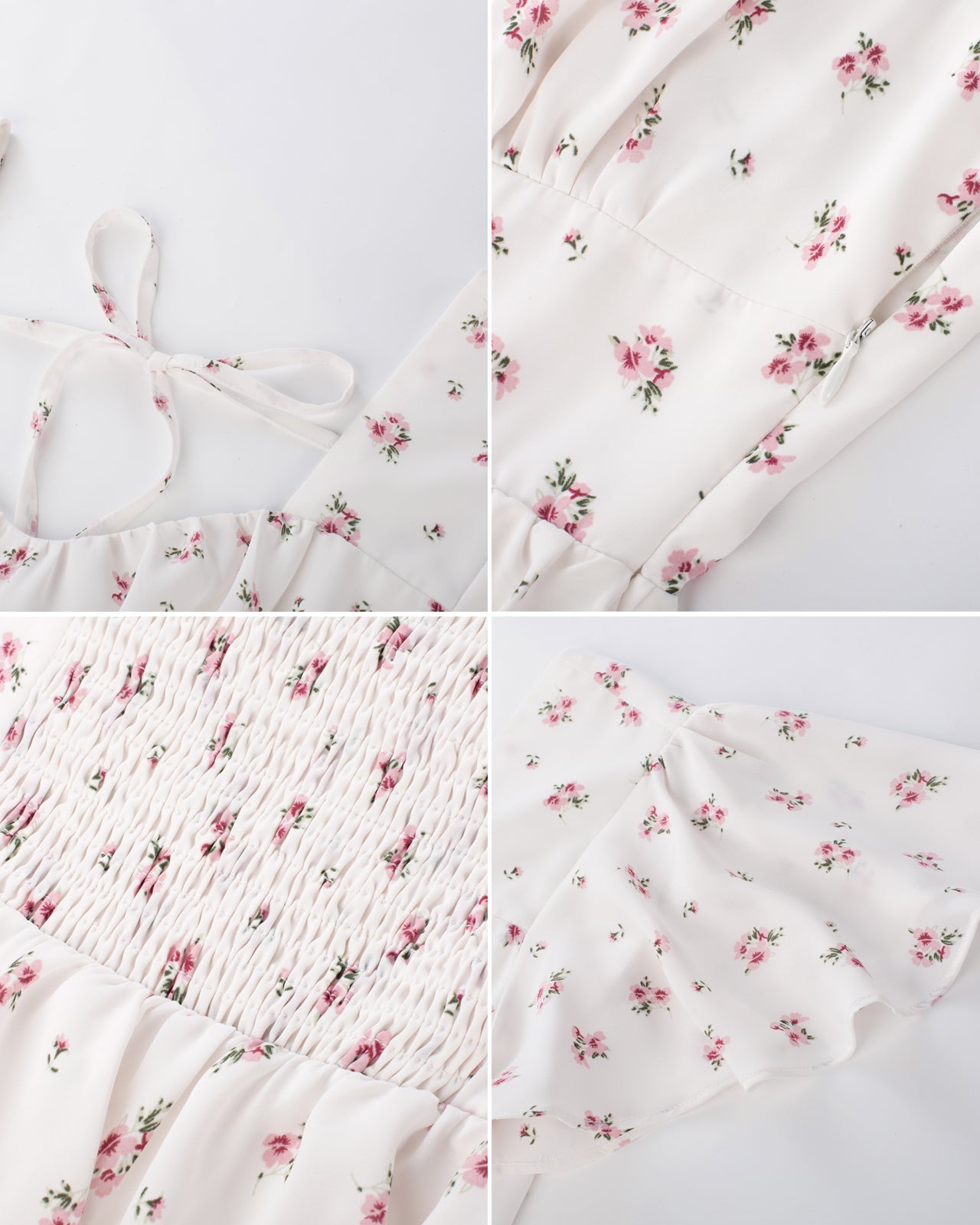 belle poque Floral Print Tiered Ruffle Dress 2026 Summer Vintage A-line Swing Midi Dress