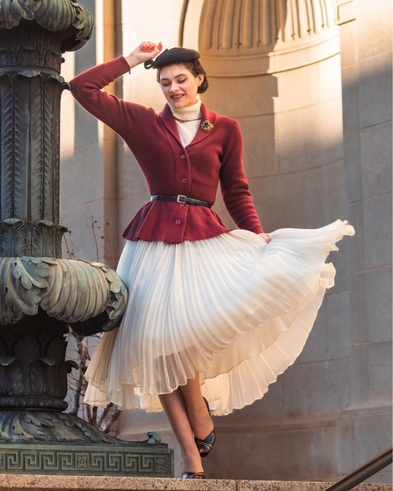 belle poque Vintage Cardigan Sweater Shawl Lapel Button Down Sweater Outwear Coat