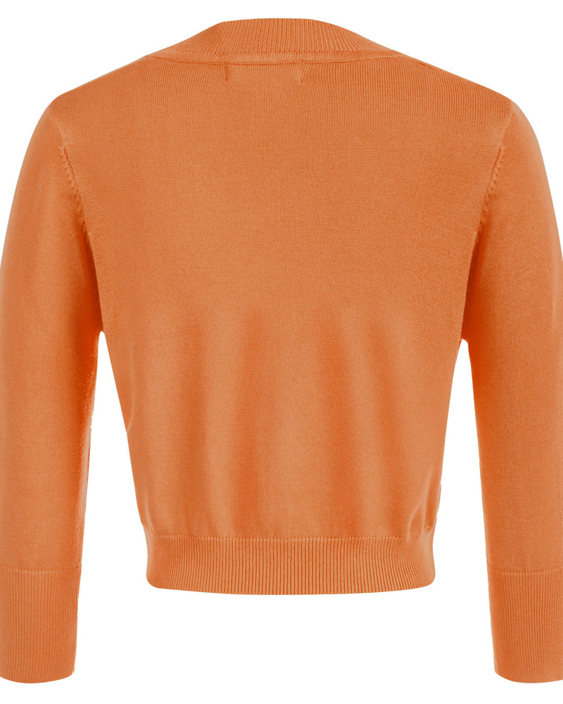 belle poque 3/4 Sleeve Bolero Shrug Open Front Knit Cropped Cardigan Sweater