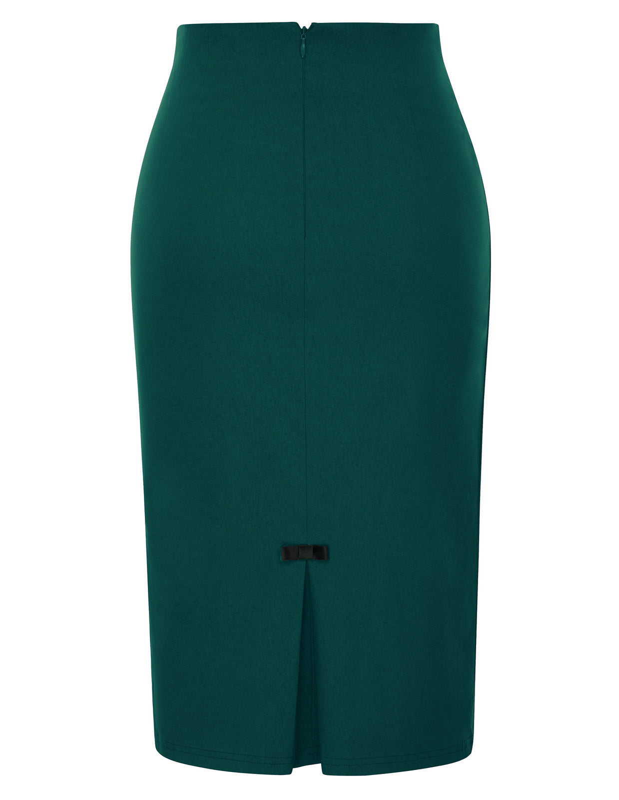 belle poque Vintage Bow-Knot Decorated Hips-Wrapped Bodycon Pencil Skirt