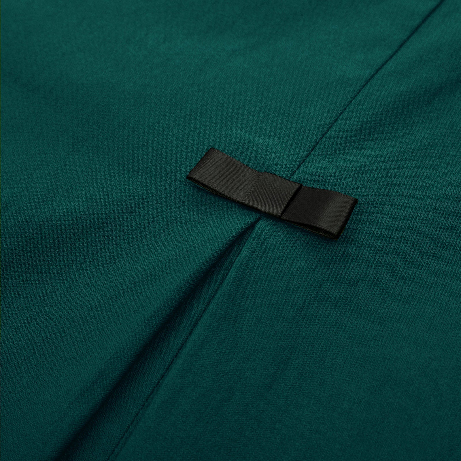 belle poque Vintage Bow-Knot Decorated Hips-Wrapped Bodycon Pencil Skirt