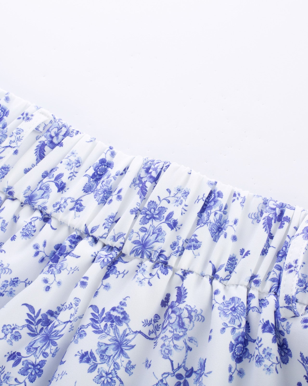 belle poque Swing Skirt with Belt Elastic High Waist Buttons Decorated Skirt