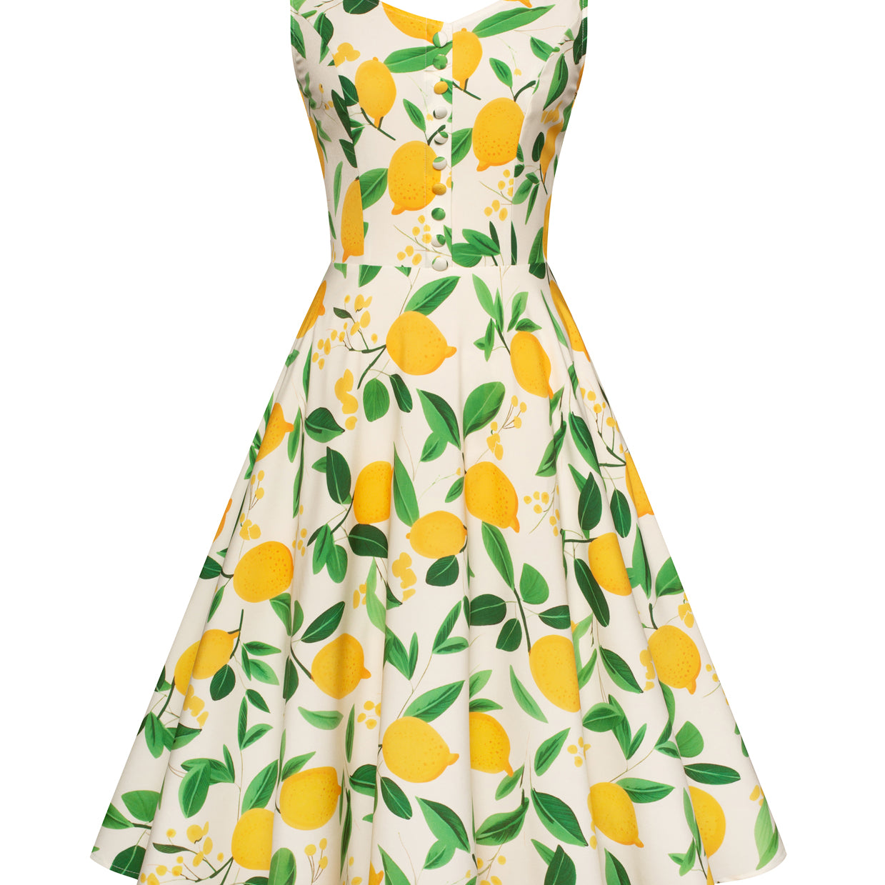 belle poque 1950s Retro Vintage Sleeveless Homecoming Dresses Cocktail Party Lemon