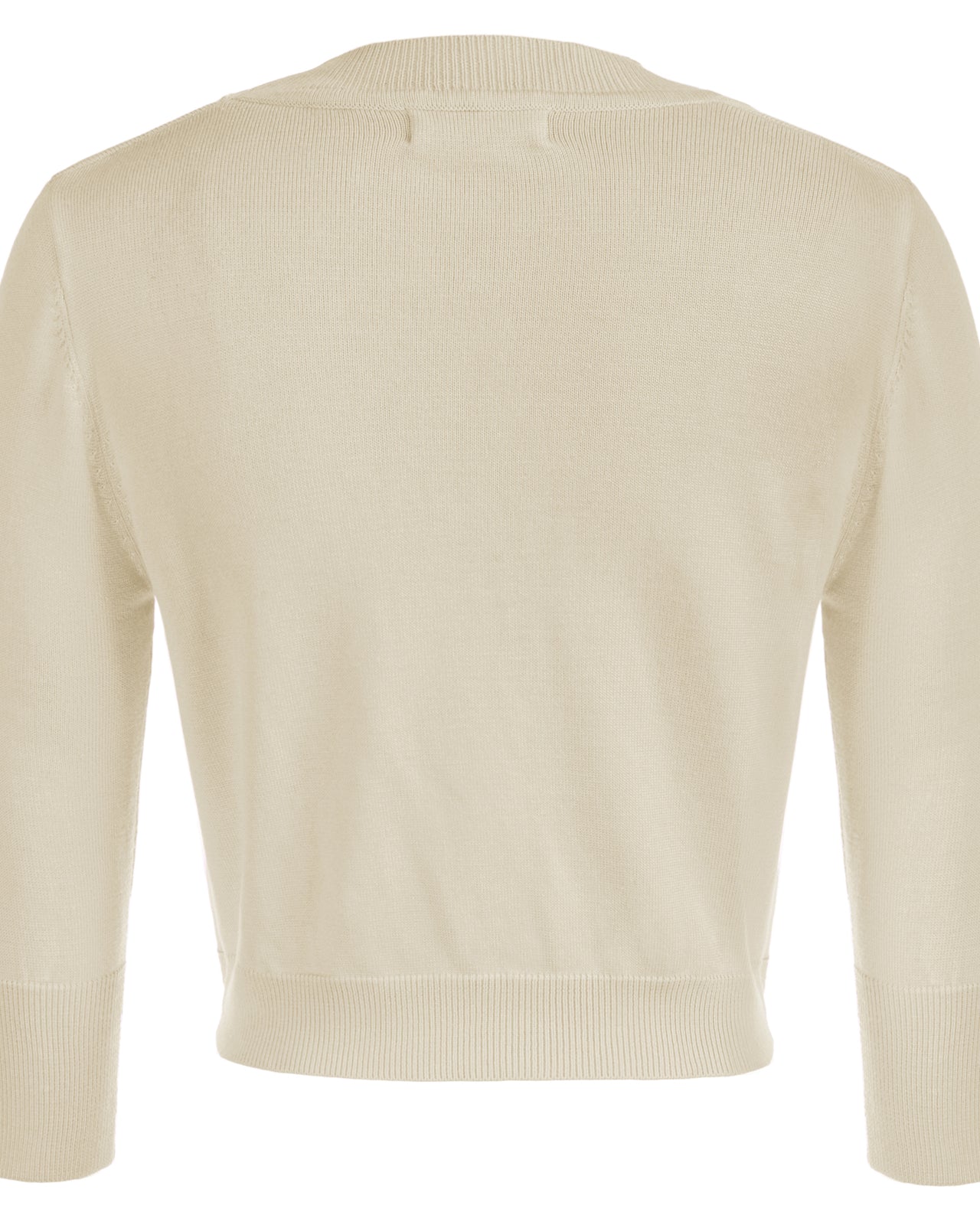 belle poque 3/4 Sleeve Bolero Shrug Open Front Knit Cropped Cardigan Sweater