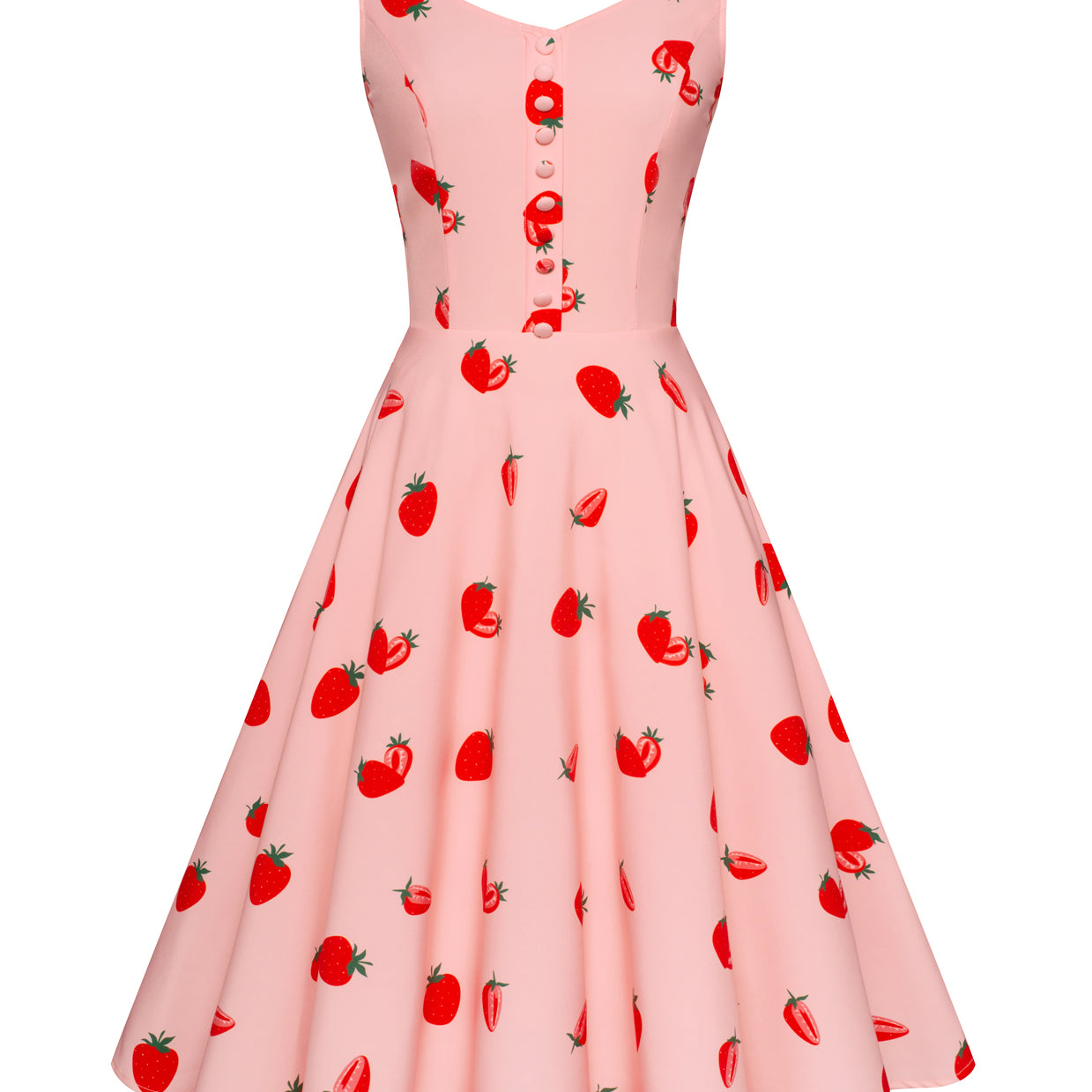 belle poque 1950s Retro Vintage Sleeveless Homecoming Dresses Cocktail Party Strawberry pink