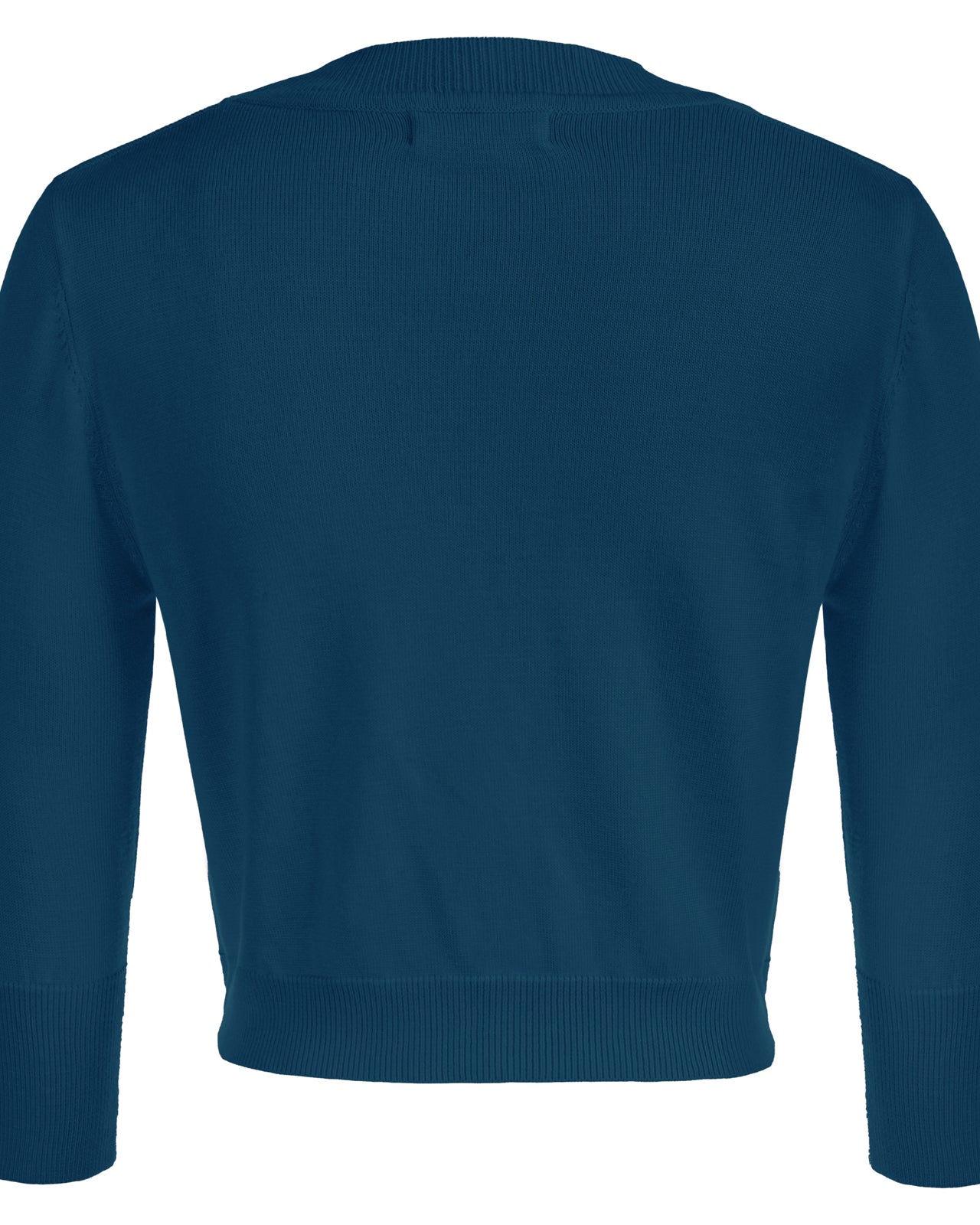 belle poque 3/4 Sleeve Bolero Shrug Open Front Knit Cropped Cardigan Sweater