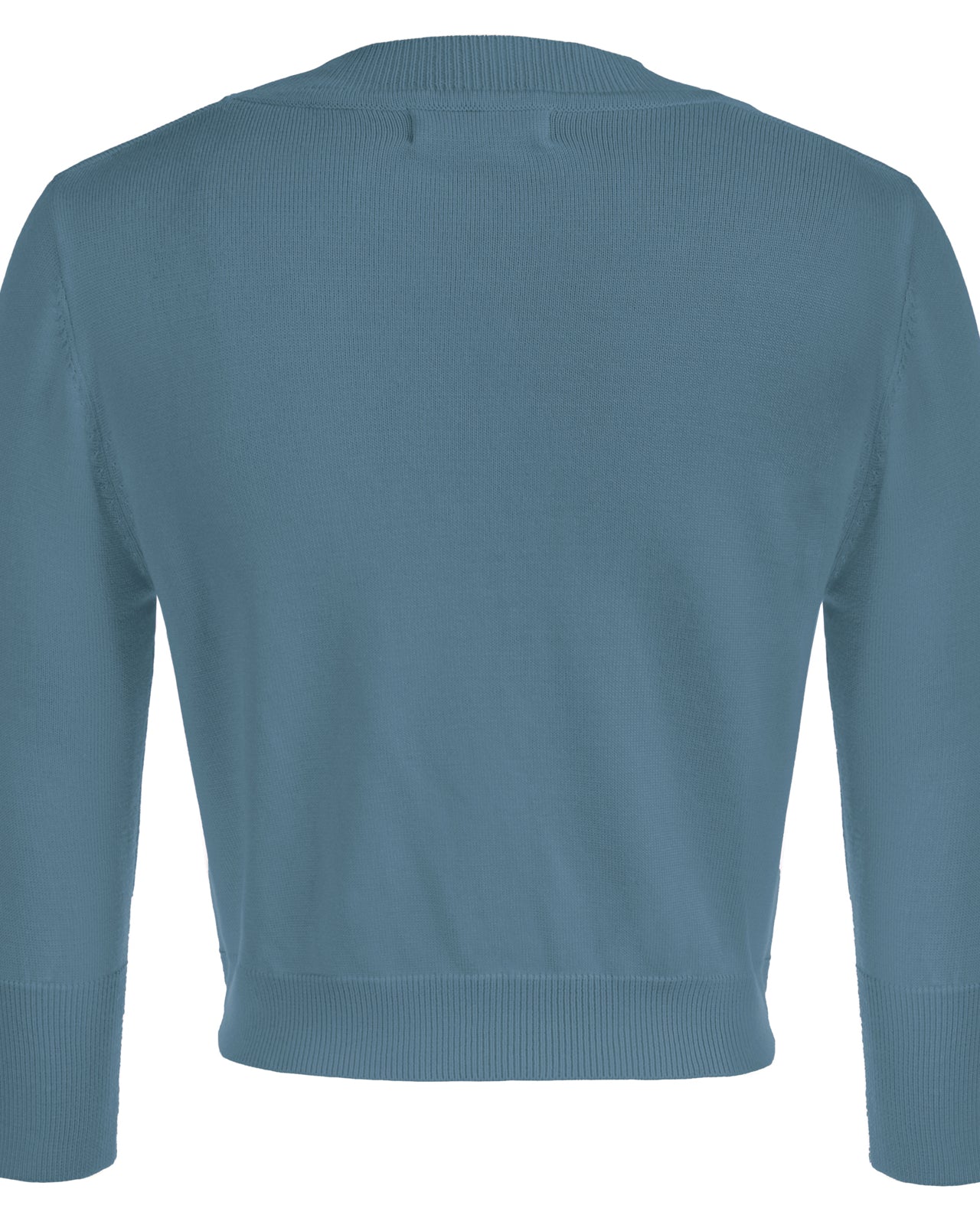 belle poque 3/4 Sleeve Bolero Shrug Open Front Knit Cropped Cardigan Sweater