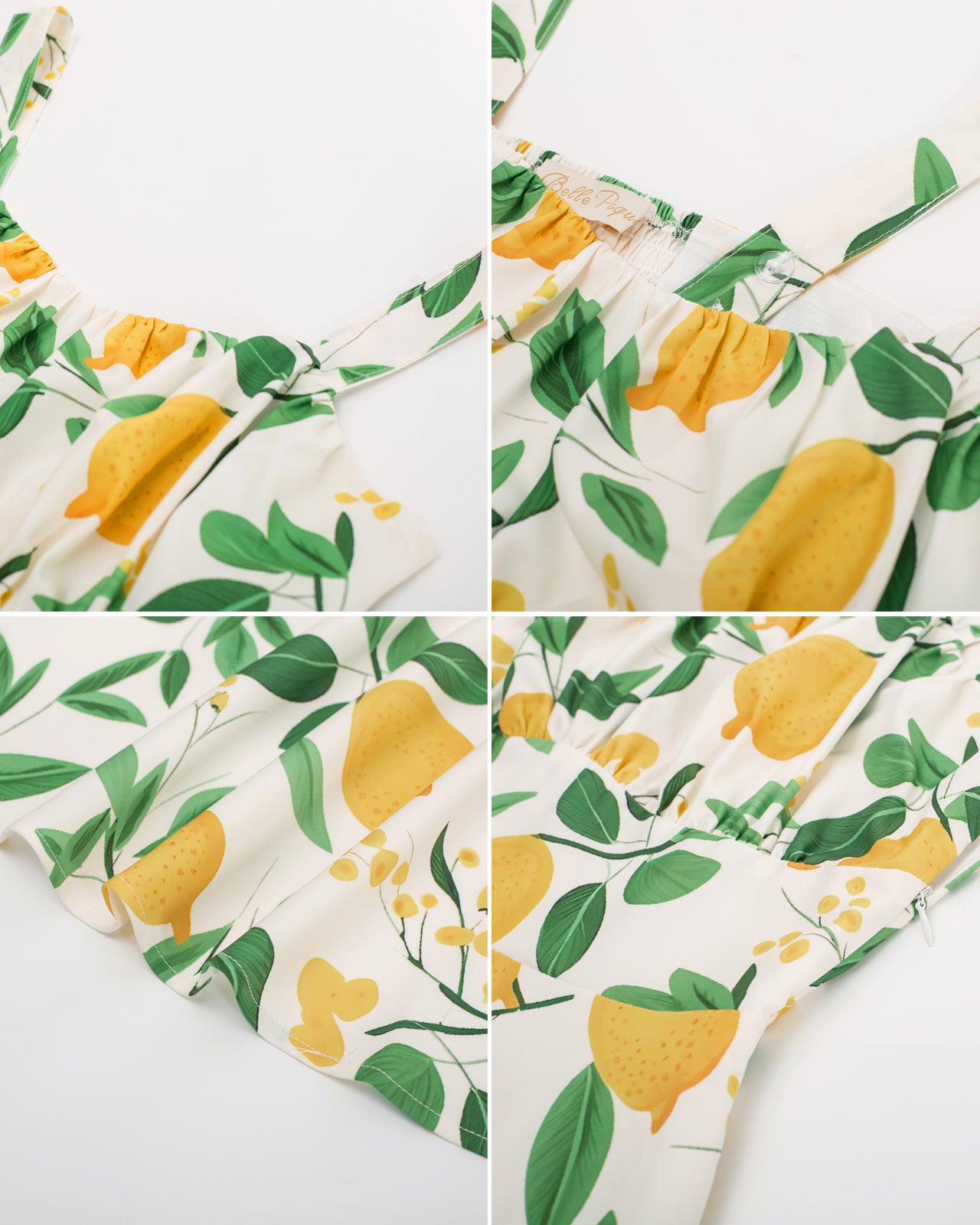 belle poque Vintage Two-Way Defined Waist Dress Ruched Bodice Flared A-Line Dress