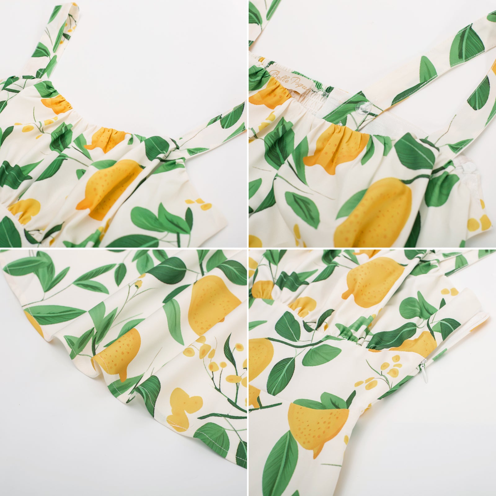 belle poque Vintage Two-Way Defined Waist Dress Ruched Bodice Flared A-Line Dress