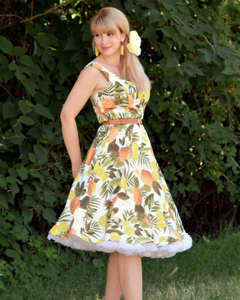 belle poque 1950s Retro Vintage Sleeveless Homecoming Dresses Cocktail Party
