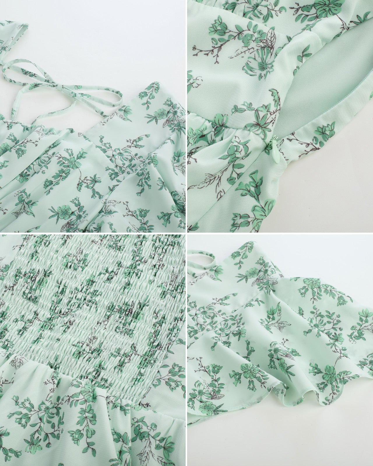 belle poque Floral Print Tiered Ruffle Dress 2026 Summer Vintage A-line Swing Midi Dress