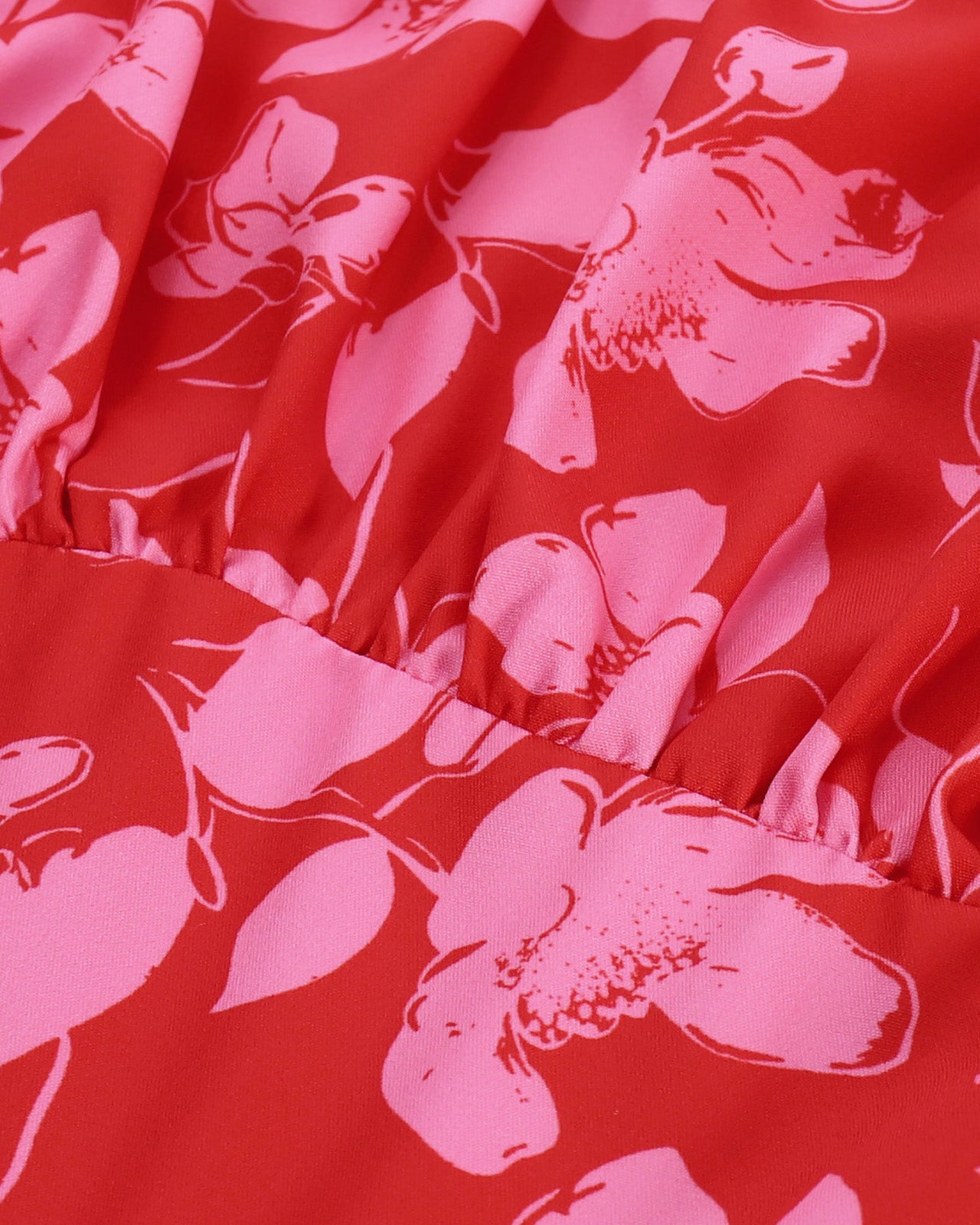 belle poque Vintage Two-Way Defined Waist Dress Ruched Bodice Flared A-Line Dress