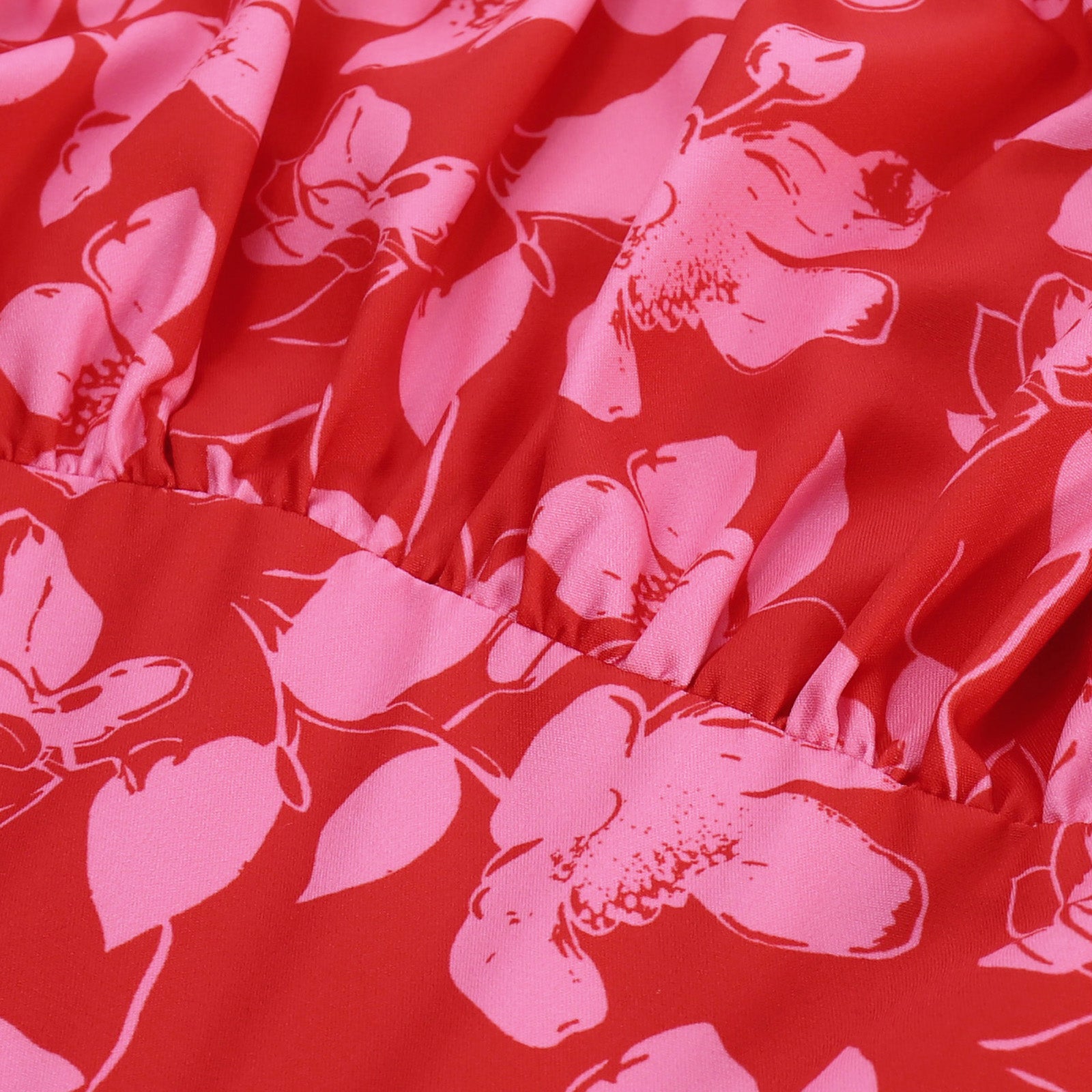 belle poque Vintage Two-Way Defined Waist Dress Ruched Bodice Flared A-Line Dress