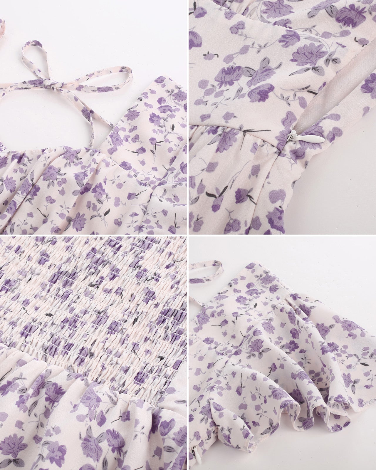 belle poque Floral Print Tiered Ruffle Dress 2026 Summer Vintage A-line Swing Midi Dress