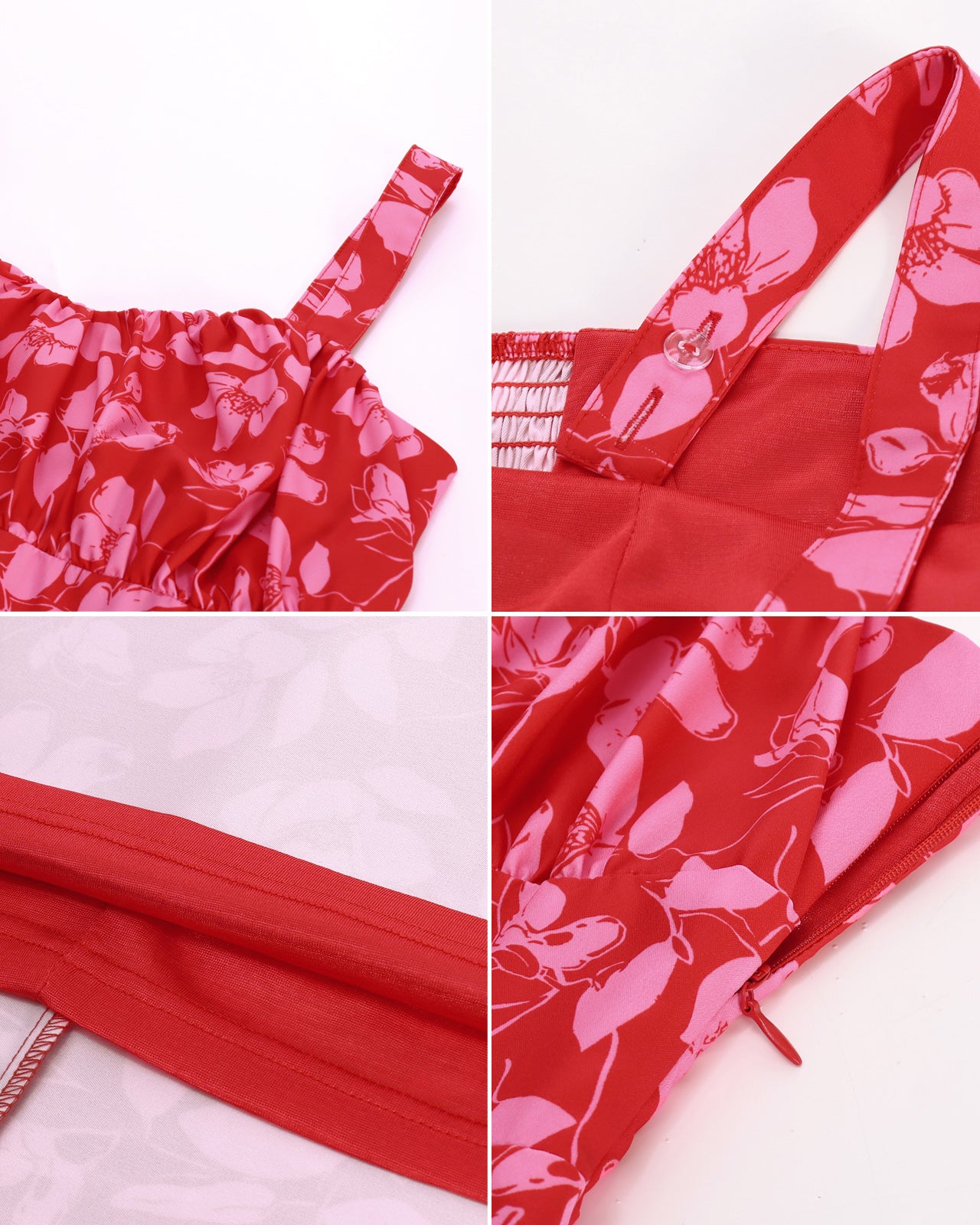 belle poque Vintage Two-Way Defined Waist Dress Ruched Bodice Flared A-Line Dress