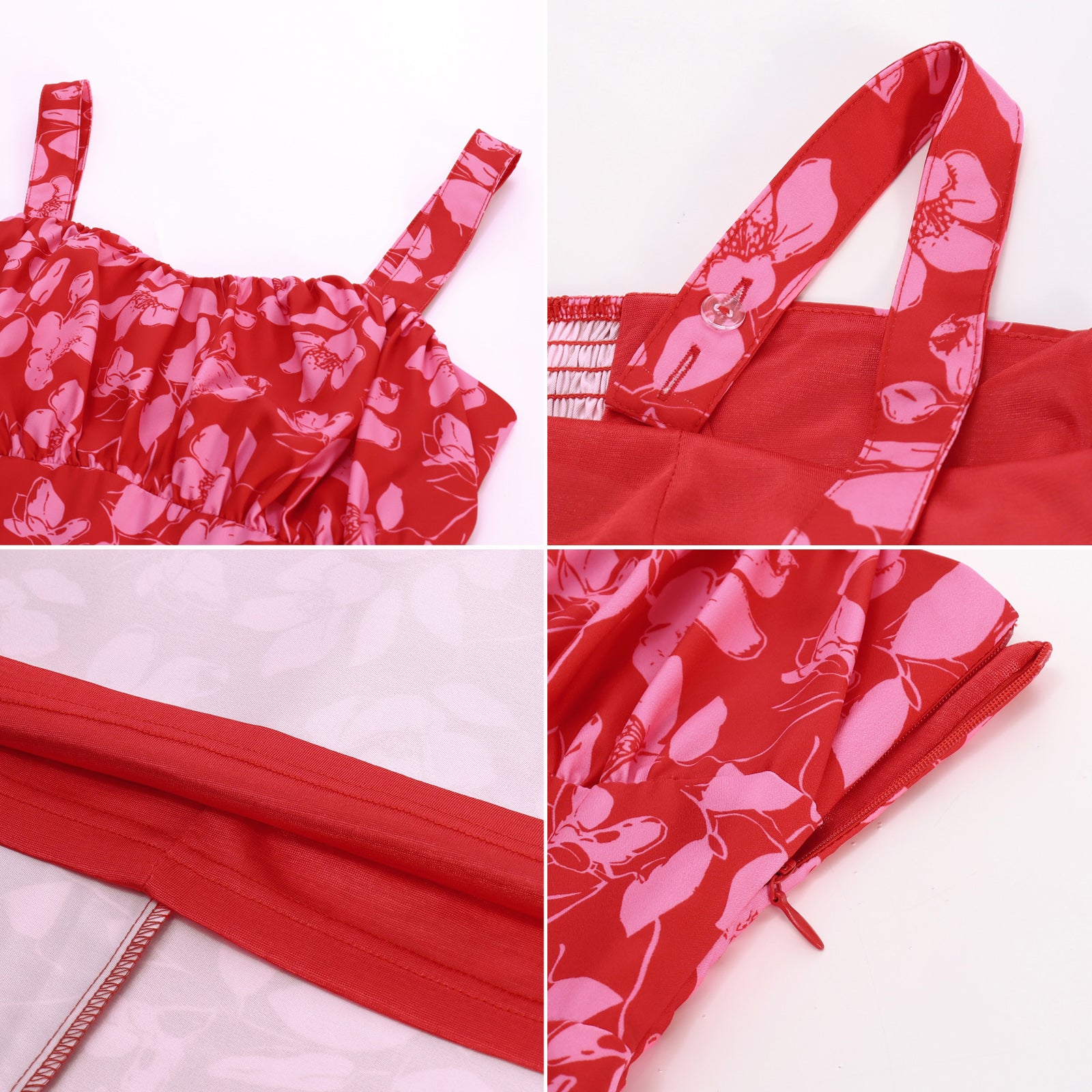 belle poque Vintage Two-Way Defined Waist Dress Ruched Bodice Flared A-Line Dress