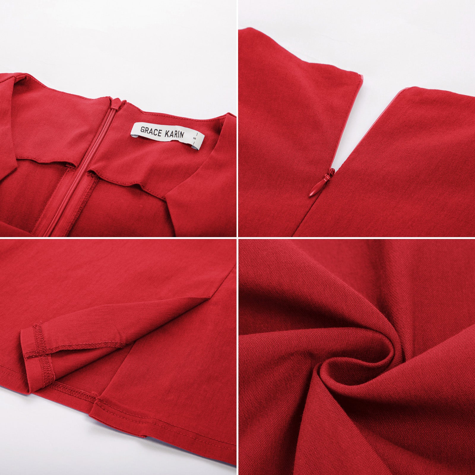 belle poque Vintage Cap Sleeve High Stretchy Hips-Wrapped Bodycon Pencil Dress