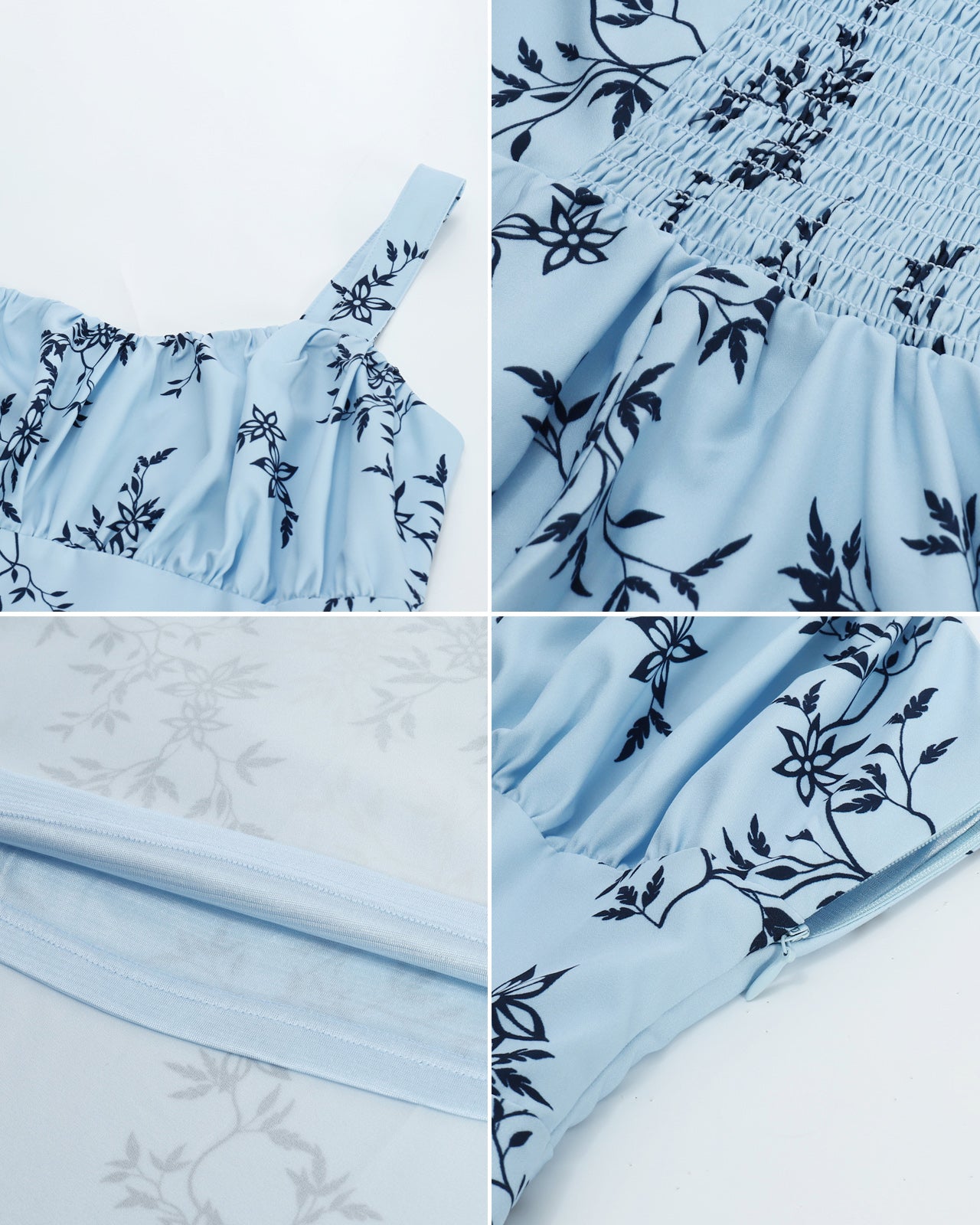 belle poque Vintage Two-Way Defined Waist Dress Ruched Bodice Flared A-Line Dress