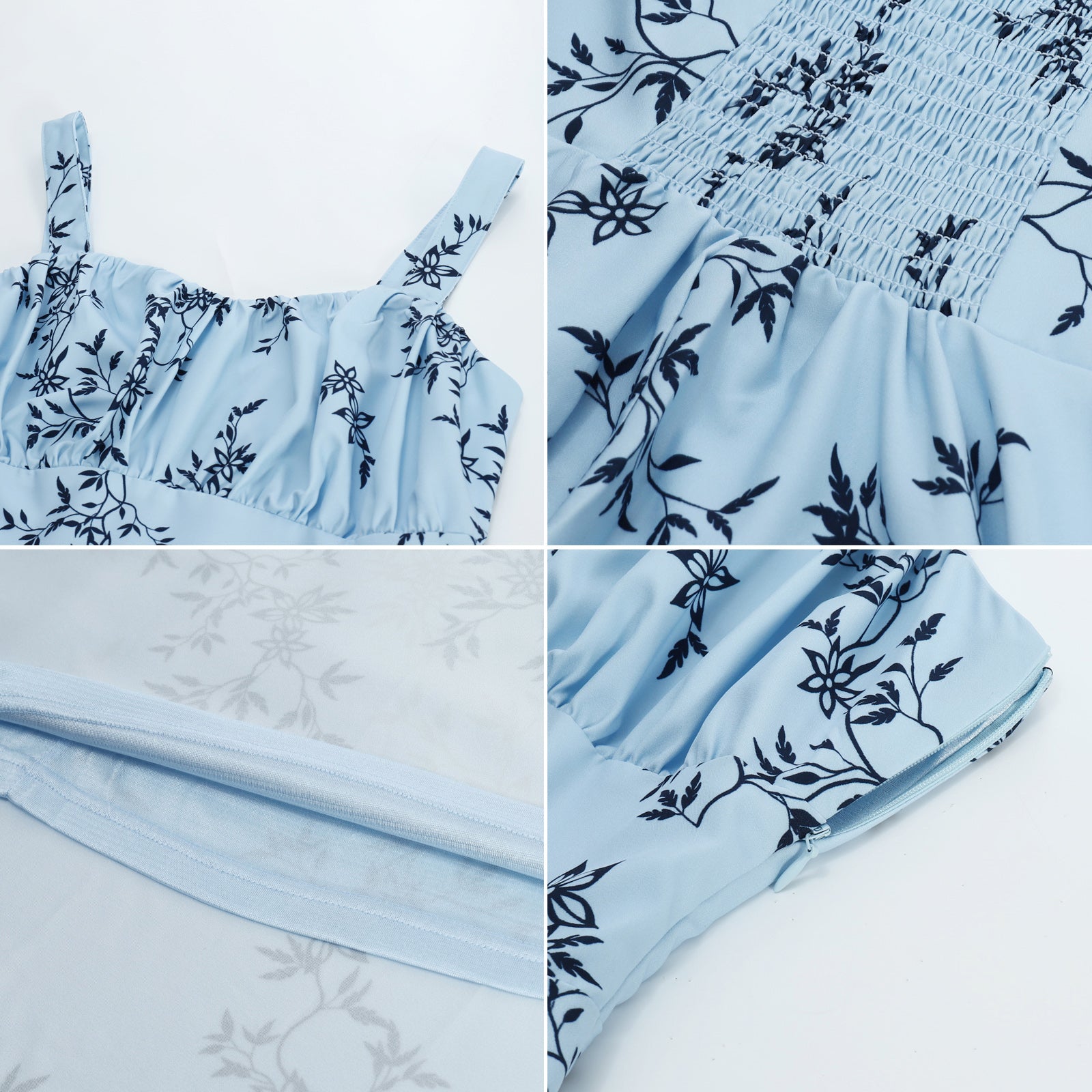 belle poque Vintage Two-Way Defined Waist Dress Ruched Bodice Flared A-Line Dress