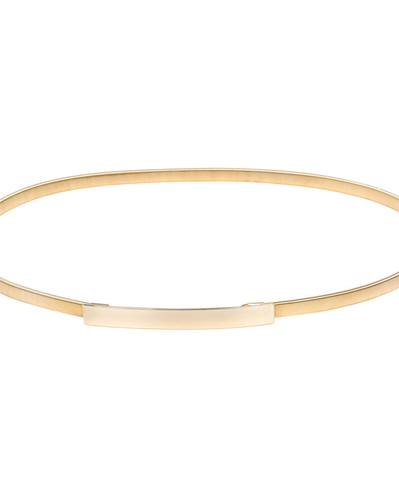 belle poque Skinny Punk Elastic Alloy Belt set4